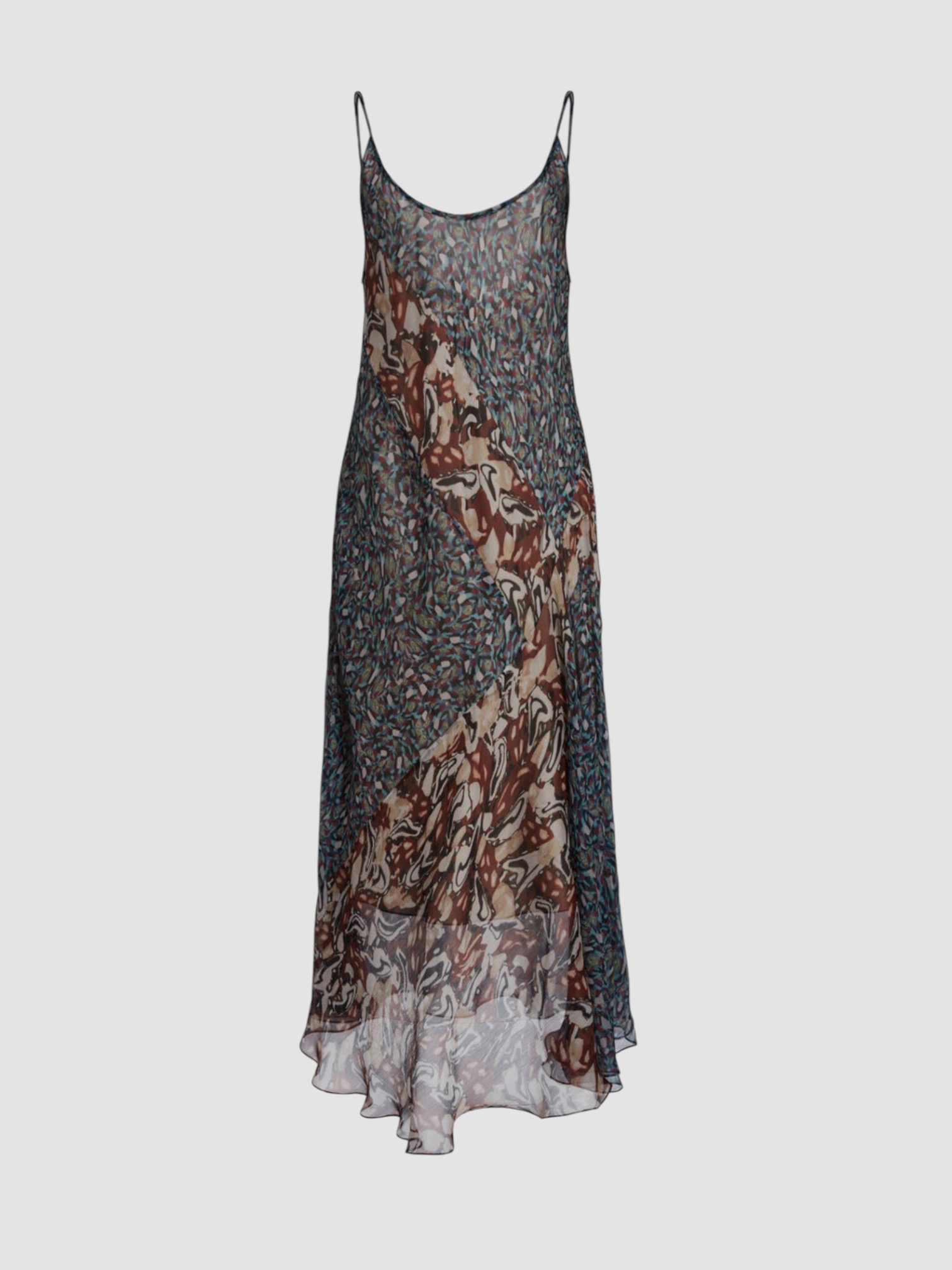 Dries Van Noten Dibelle Silk Midi Dress. Styled by Sharon Lombardo for FDV Concierge.