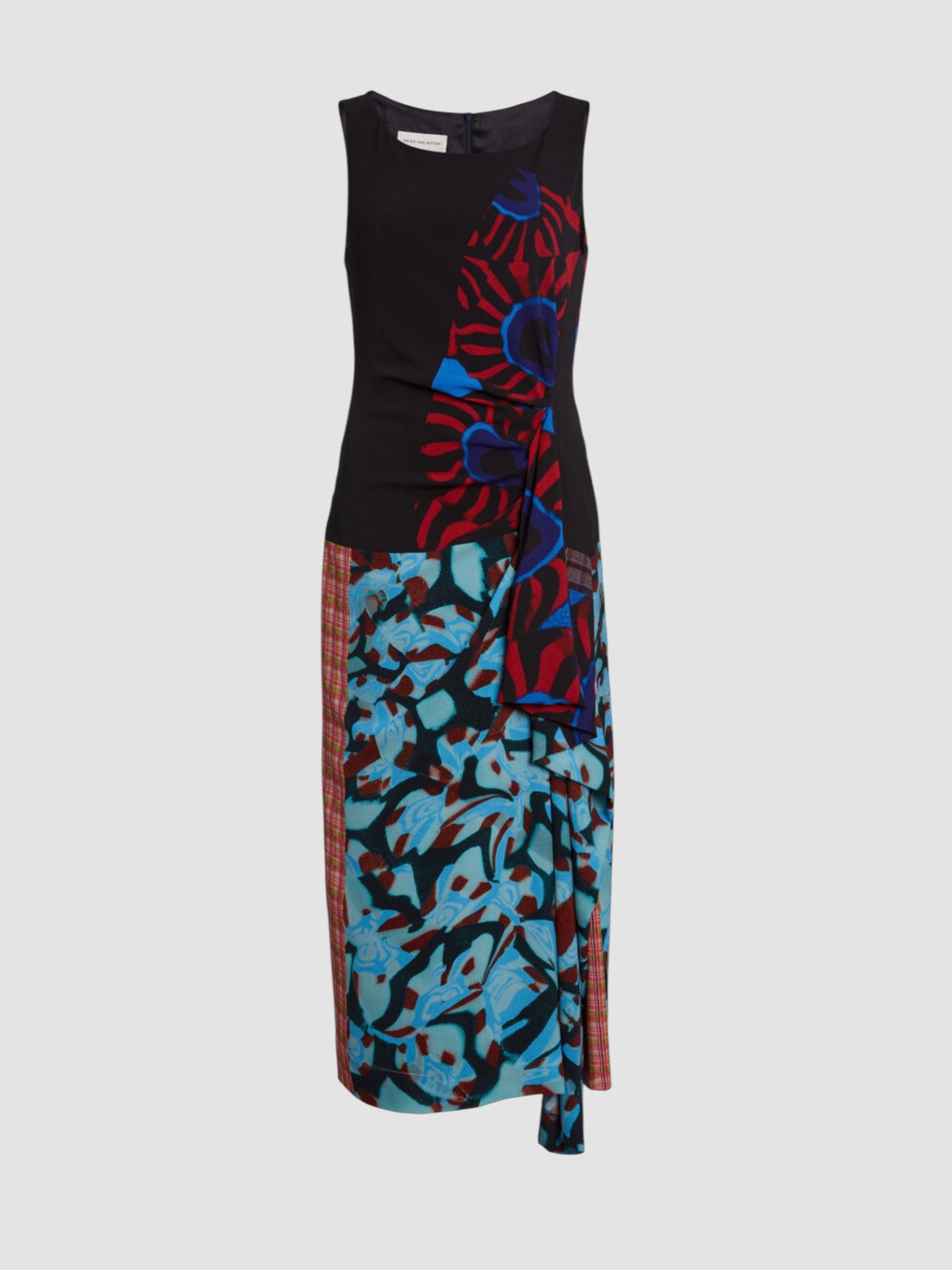 Dries Van Noten Dropps Crepe Midi Dress. Styled by Sharon Lombardo for FDV Concierge.