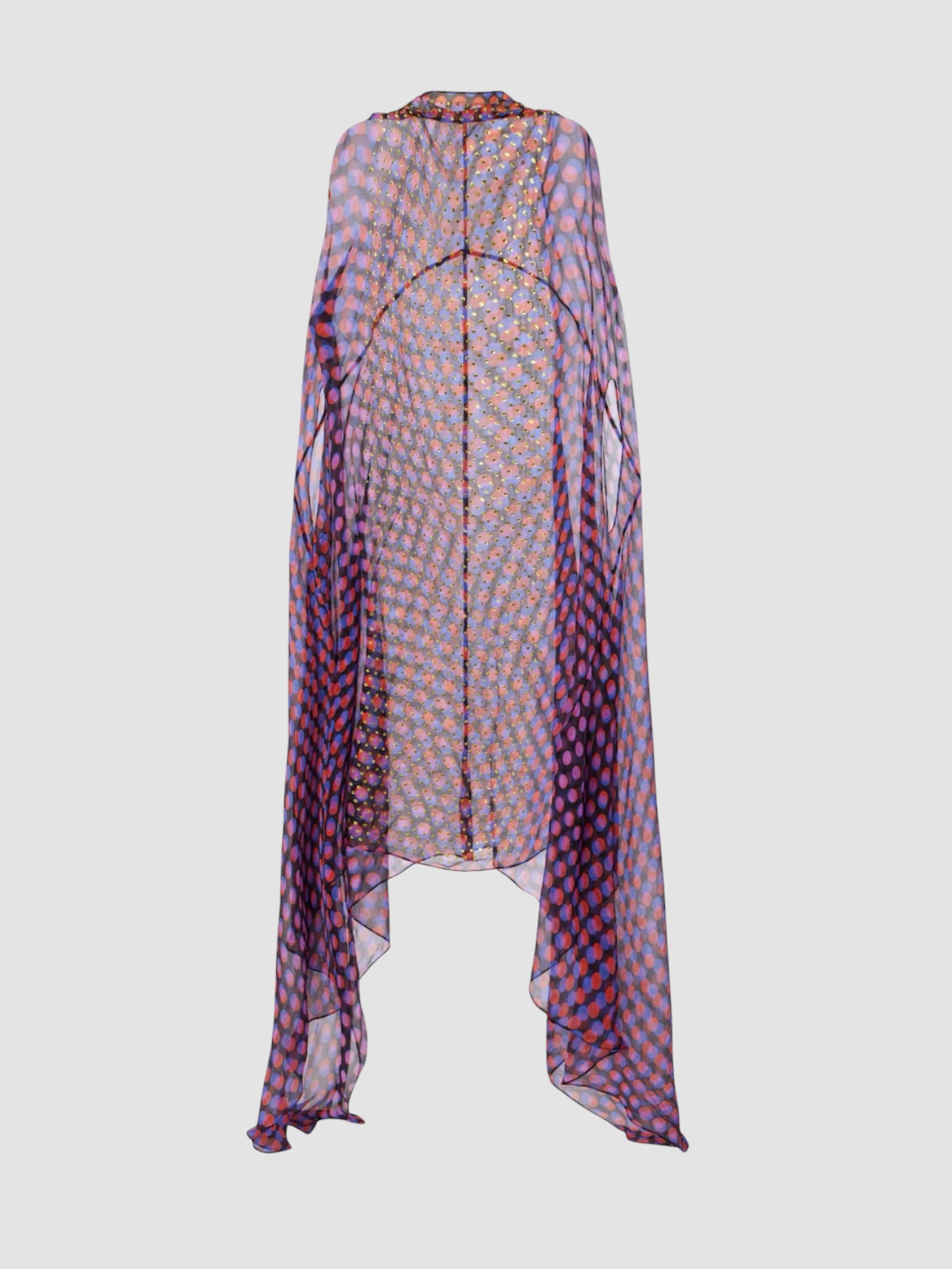 Dries Van Noten Polka-Dot Silk Satin Midi Dress. Styled by Sharon Lombardo for FDV Concierge.