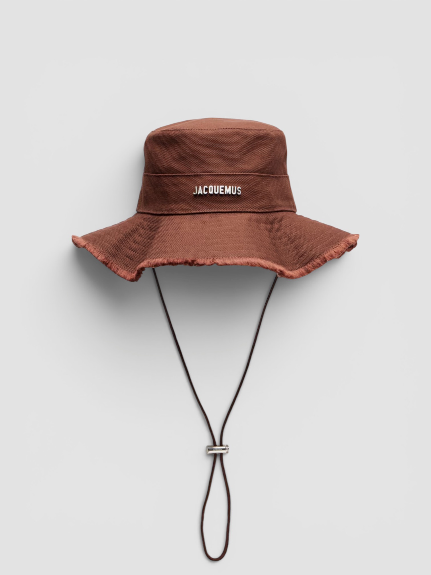 Jacquemus Artichaut Denim Sun Hat in brown.