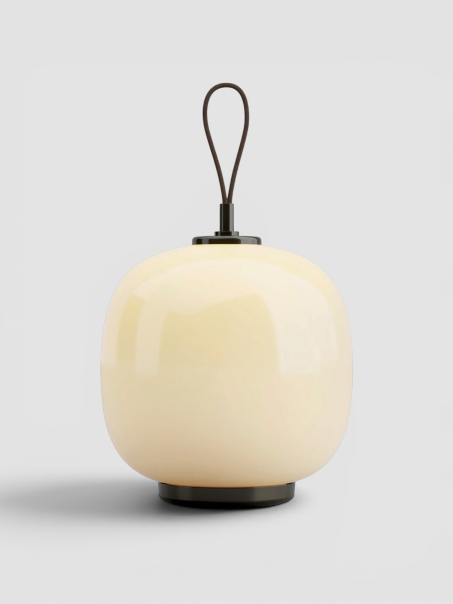 Louis Poulsen VL45 Radiohus Portable Lamp in yellow.