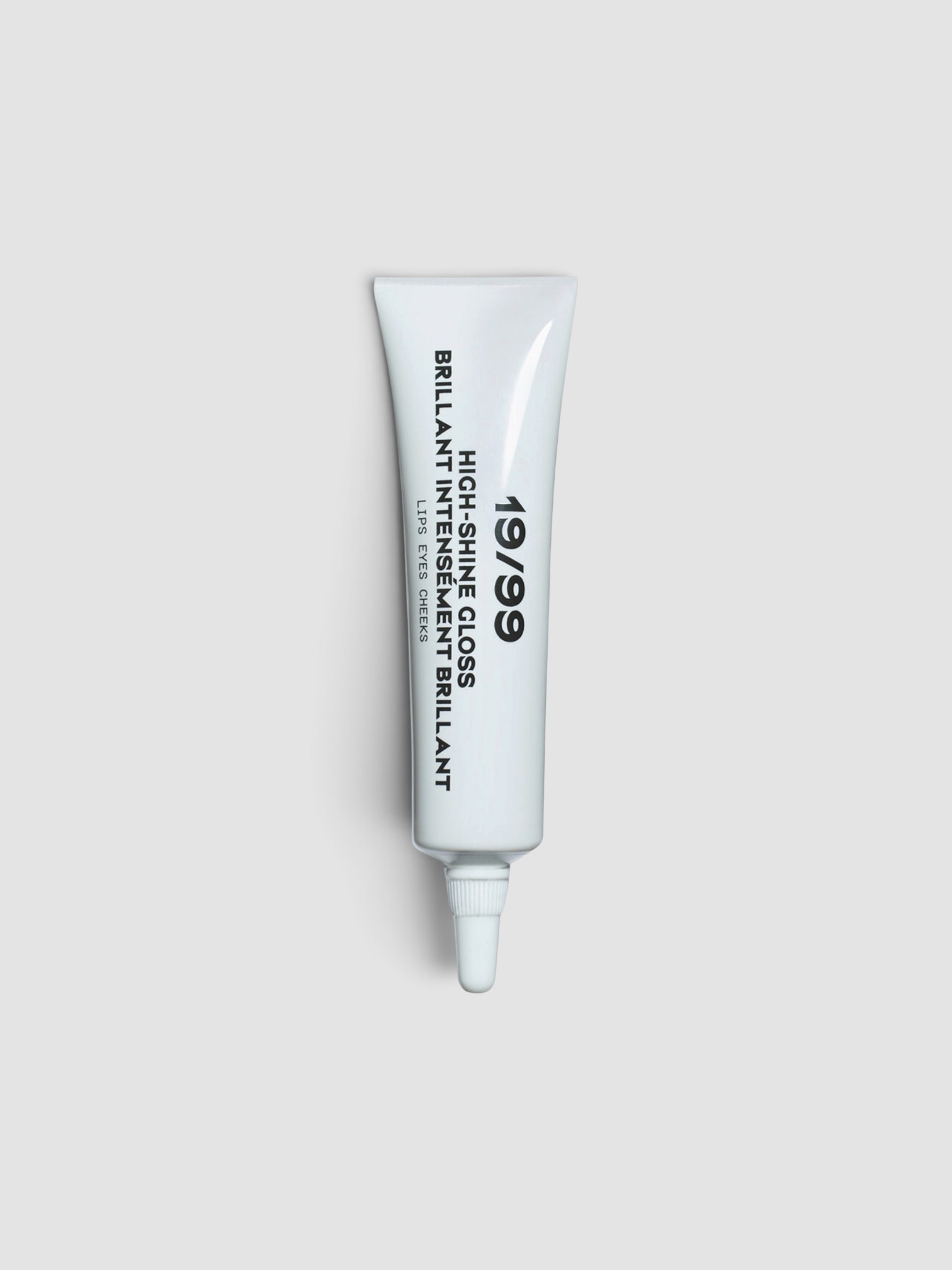 19/99 High Shine Gloss in glass.