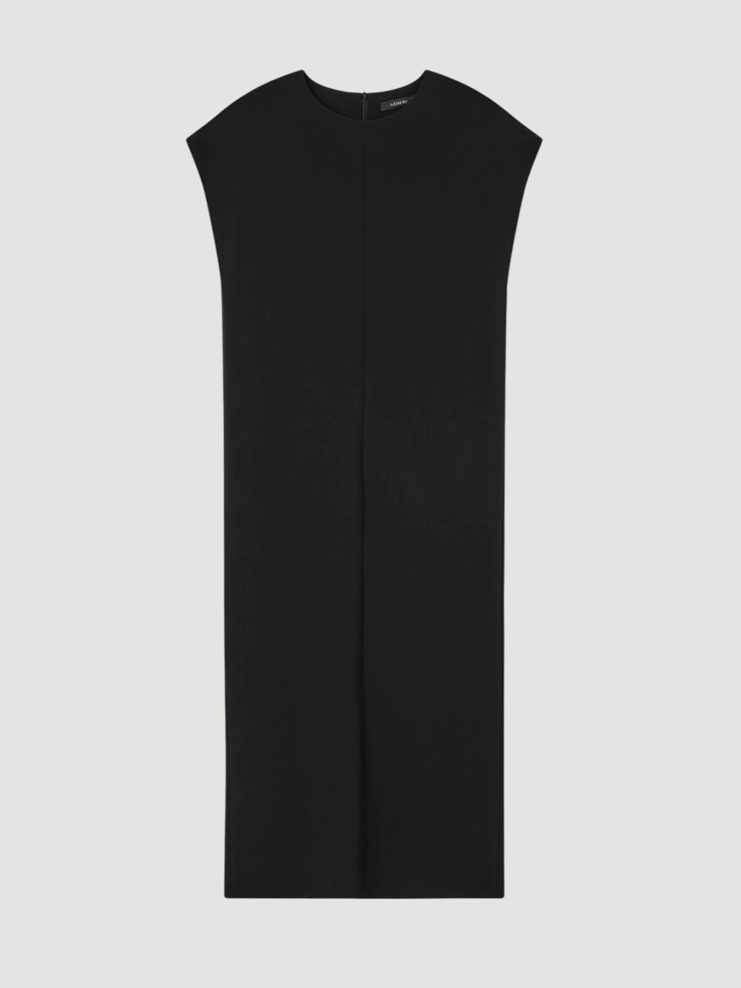 A.Emery The Adelaide Dress in black, worn with Phoebe Philo Gathered Ballet Flat. Styled by Sharon Lombardo for FDV Concierge.