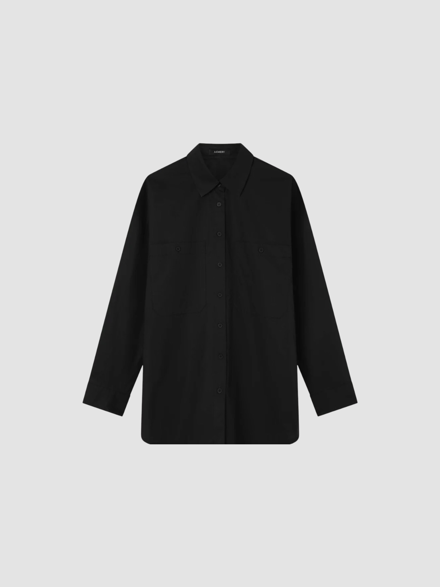 A.Emery The Seth Shirt in black. Styled by Sharon Lombardo for FDV Concierge.