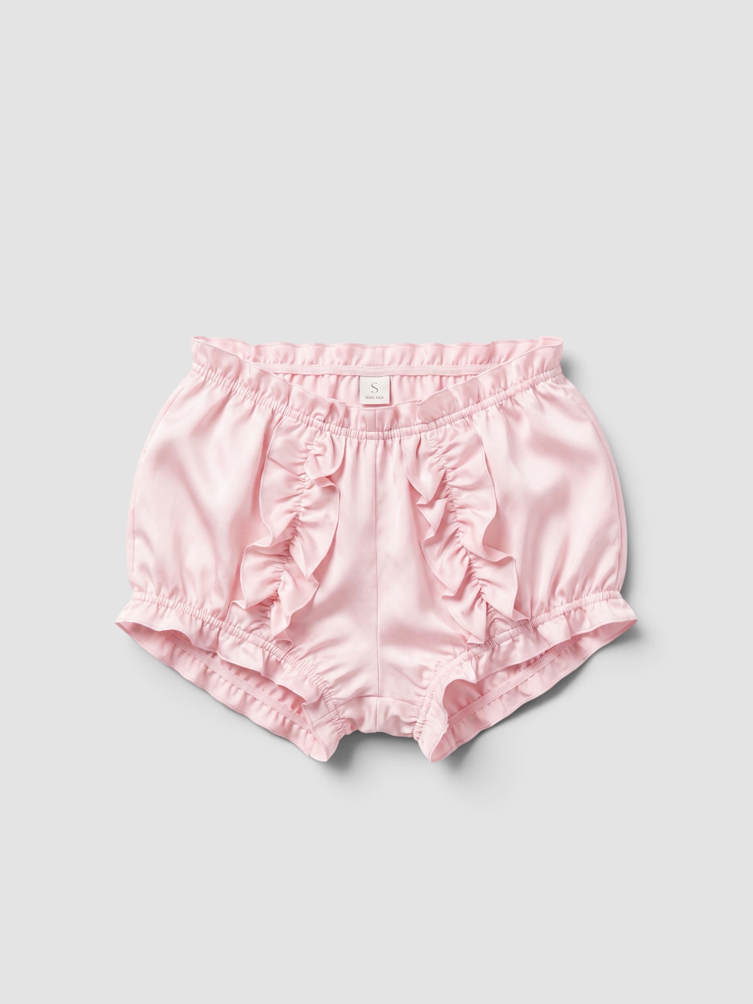 AKNVAS Eli Pink Brocade Bloomers in pink. Styled by Sharon Lombardo for FDV Concierge.