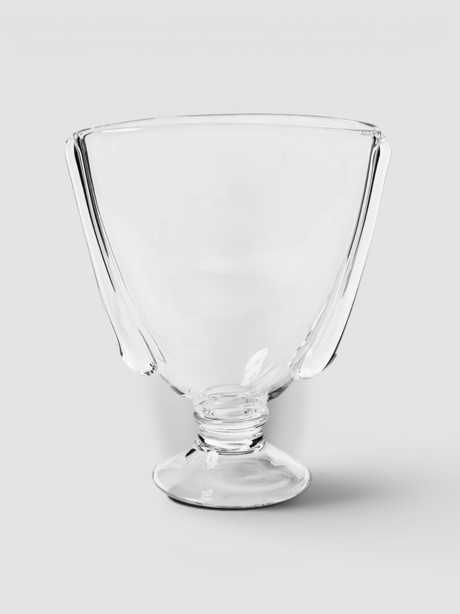 Akua Objects Karl Glass Vase in clear.