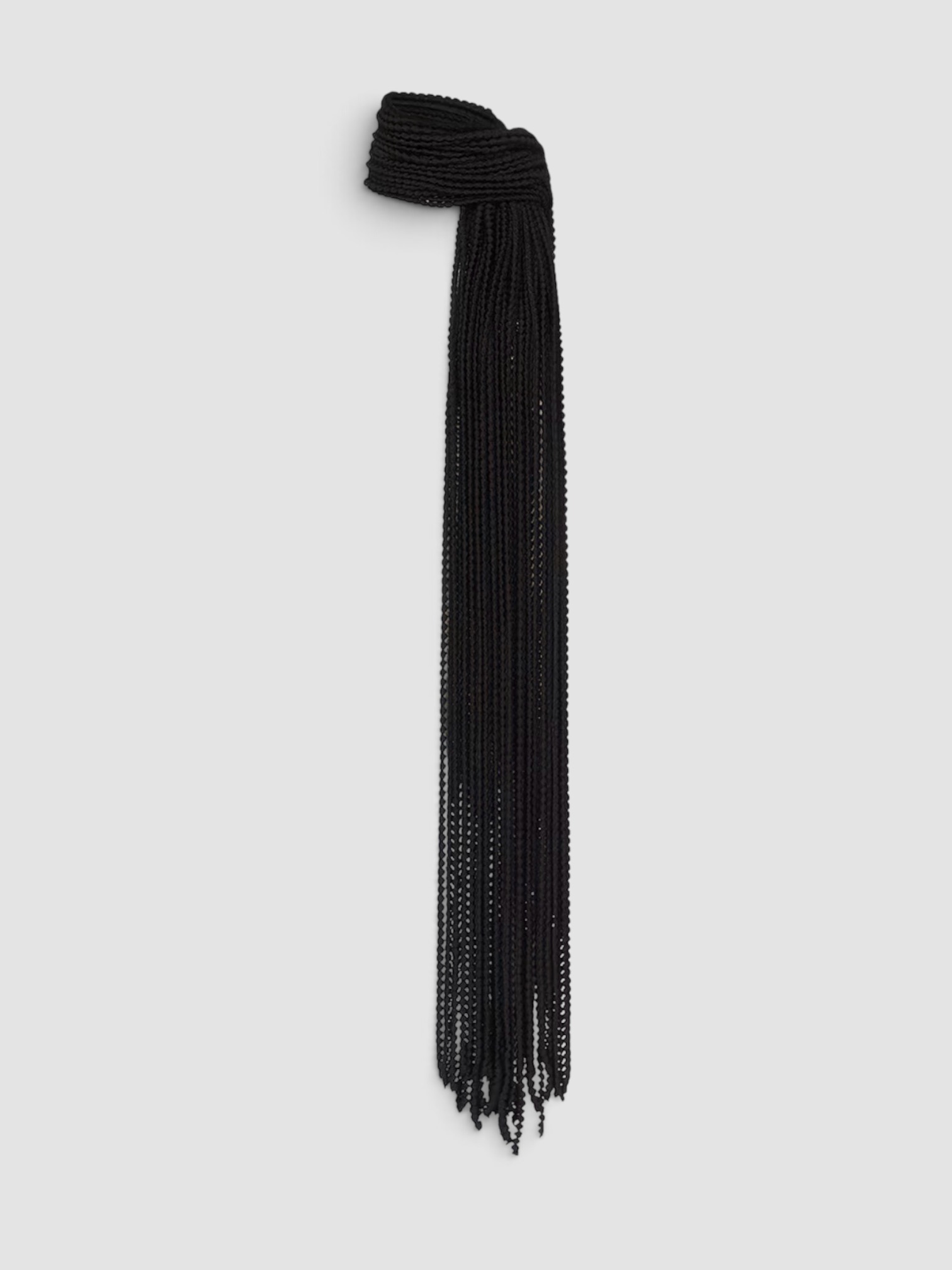Alaïa Beaded Scarf in black.