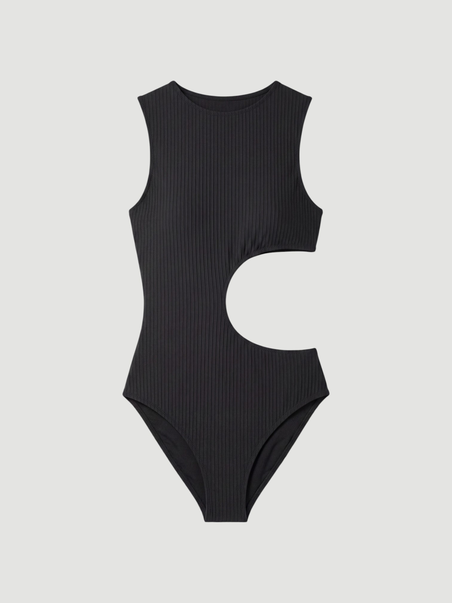 Alaïa Cutout One Piece Swimsuit in black. Styled by Sharon Lombardo for FDV Concierge.