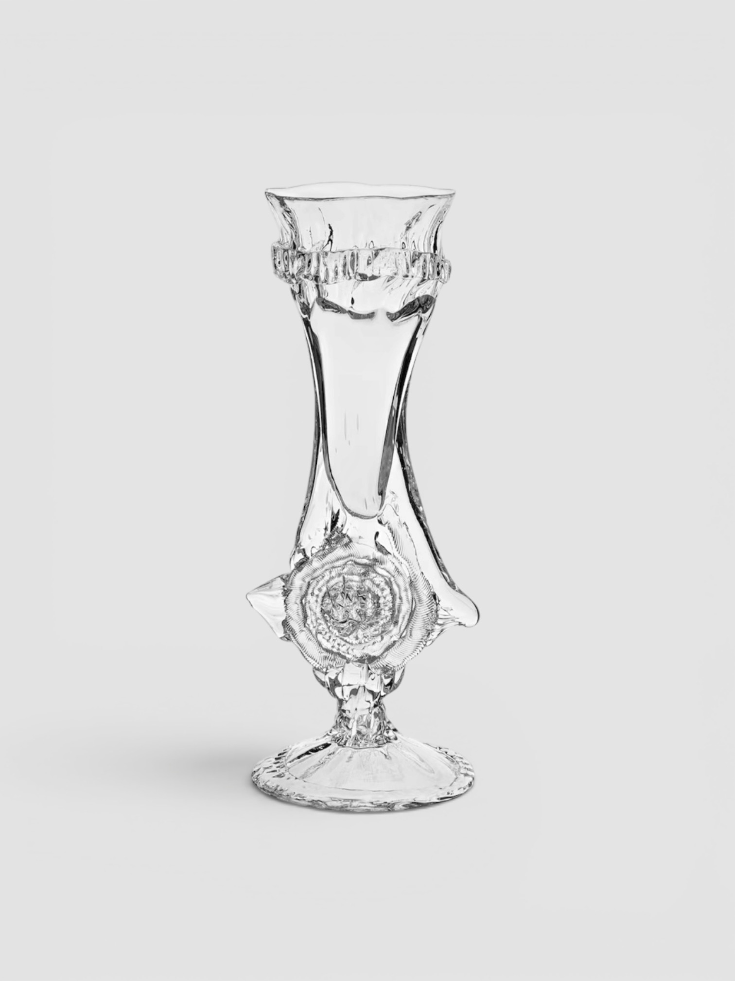 Alexander Kirkeby Crystal Vase in clear.
