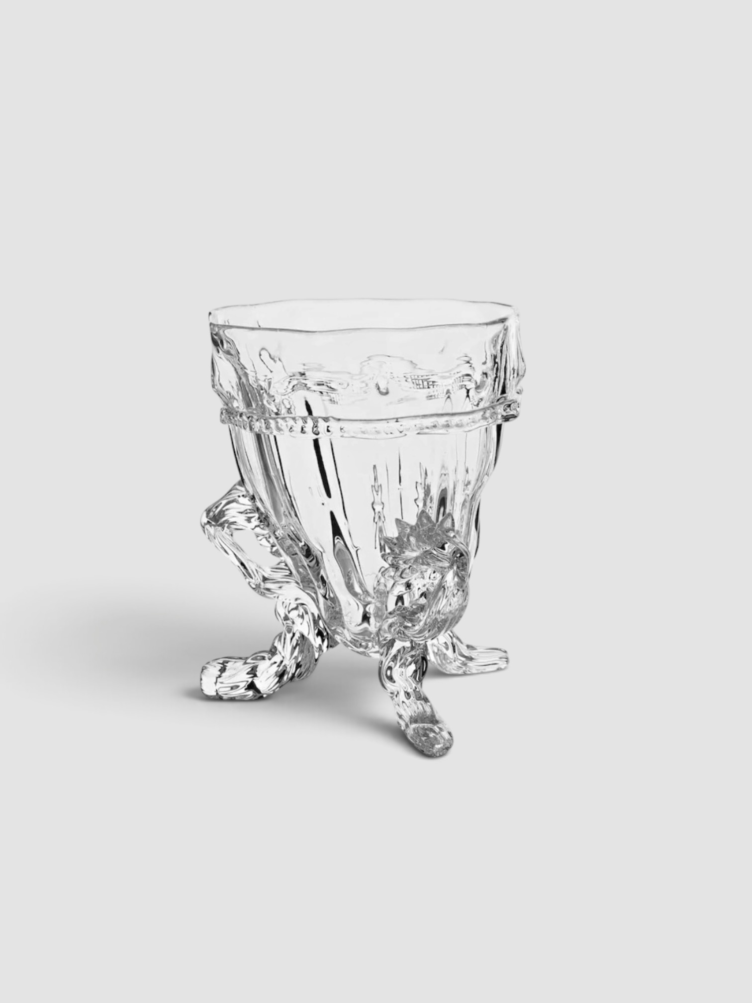 Alexander Kirkeby Crystal Glass in transparent.