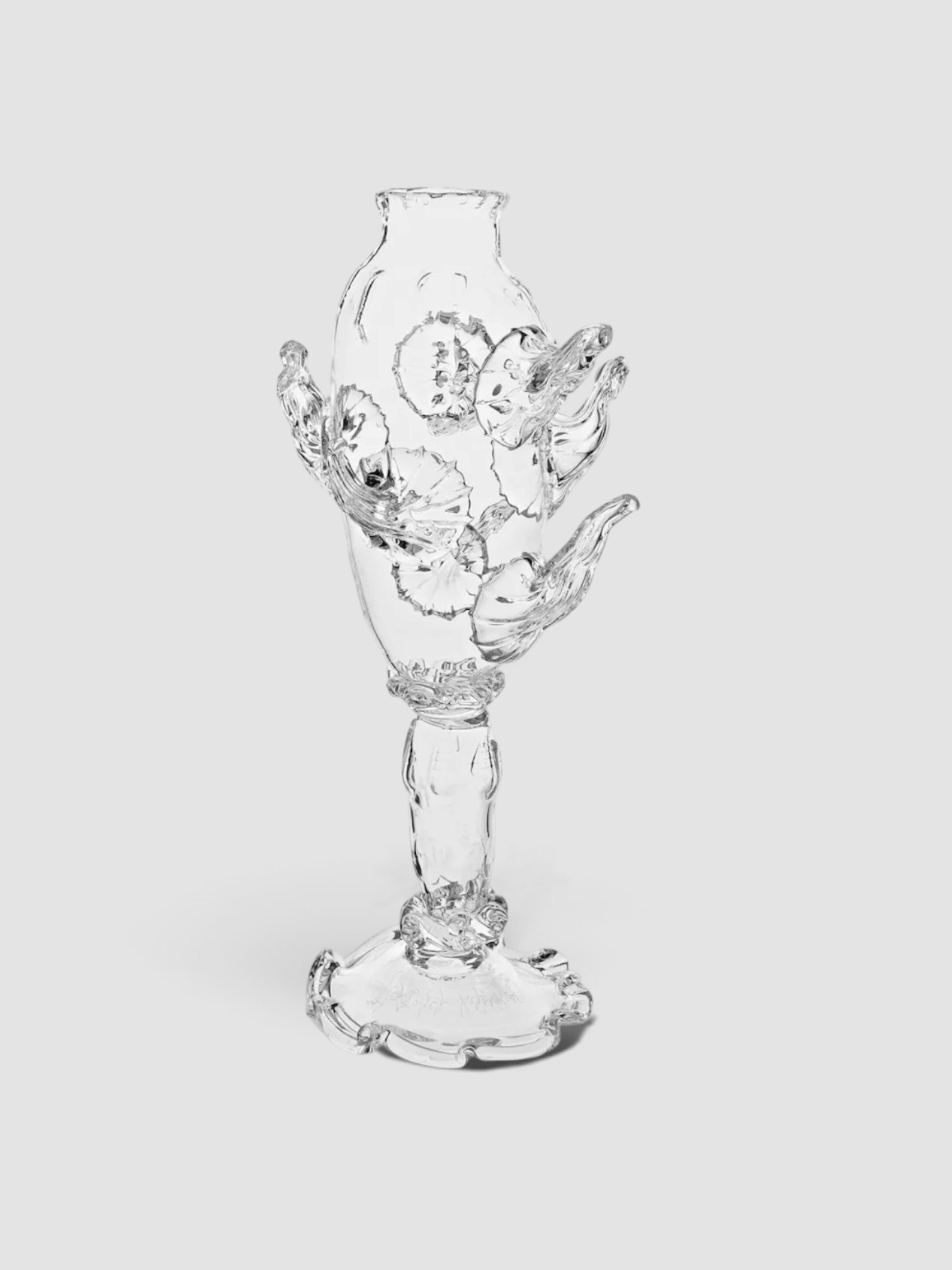 Alexander Kirkeby Crystal Vase in transparent.