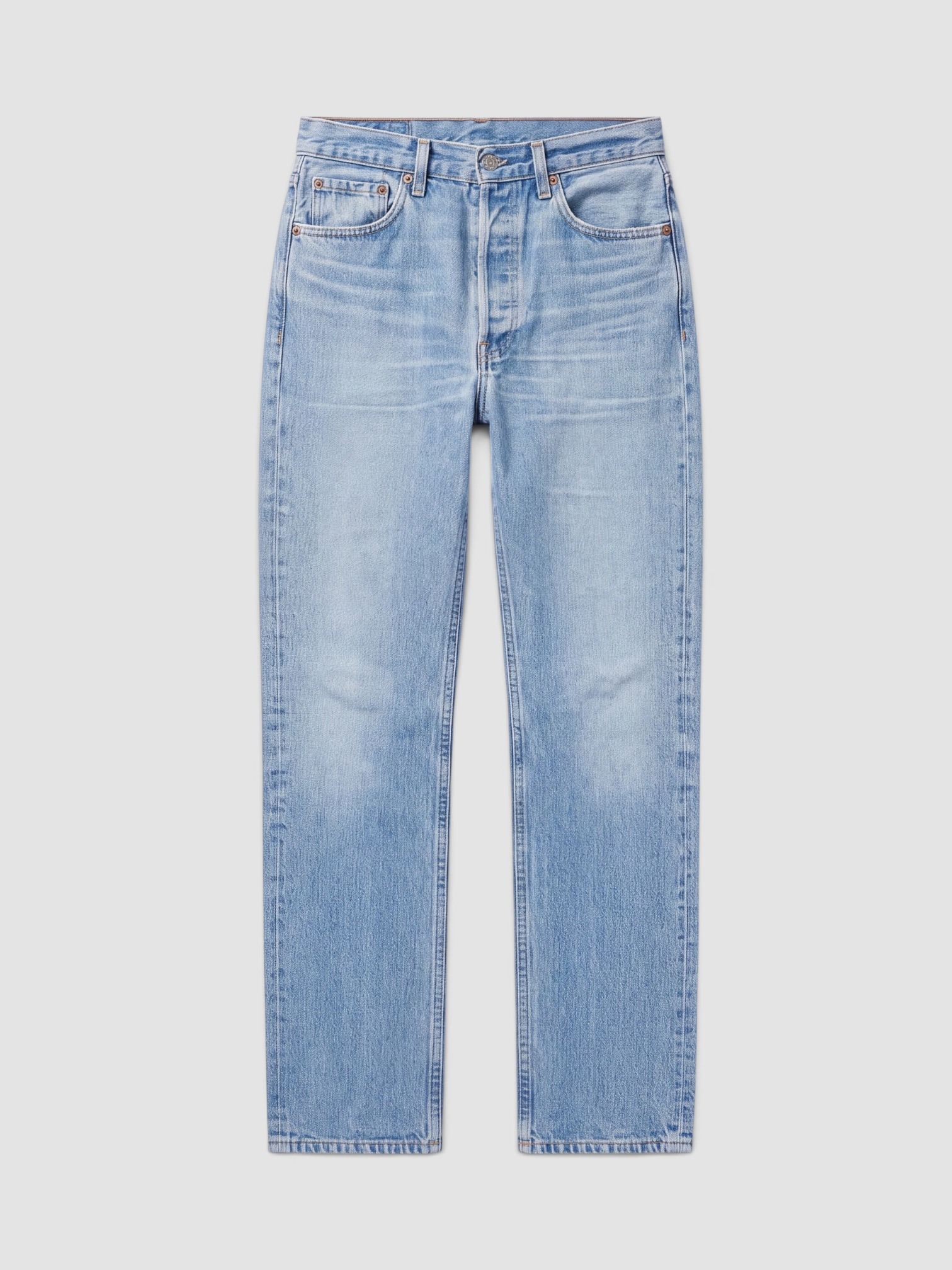 aligrace Vintage Brigette Jeans in light & medium. Styled by Sharon Lombardo for FDV Concierge.