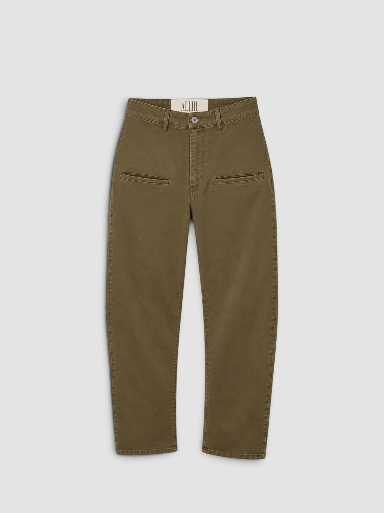 All Three Kenny Twill Pant in warm khaki. Styled by Sharon Lombardo for FDV Concierge.