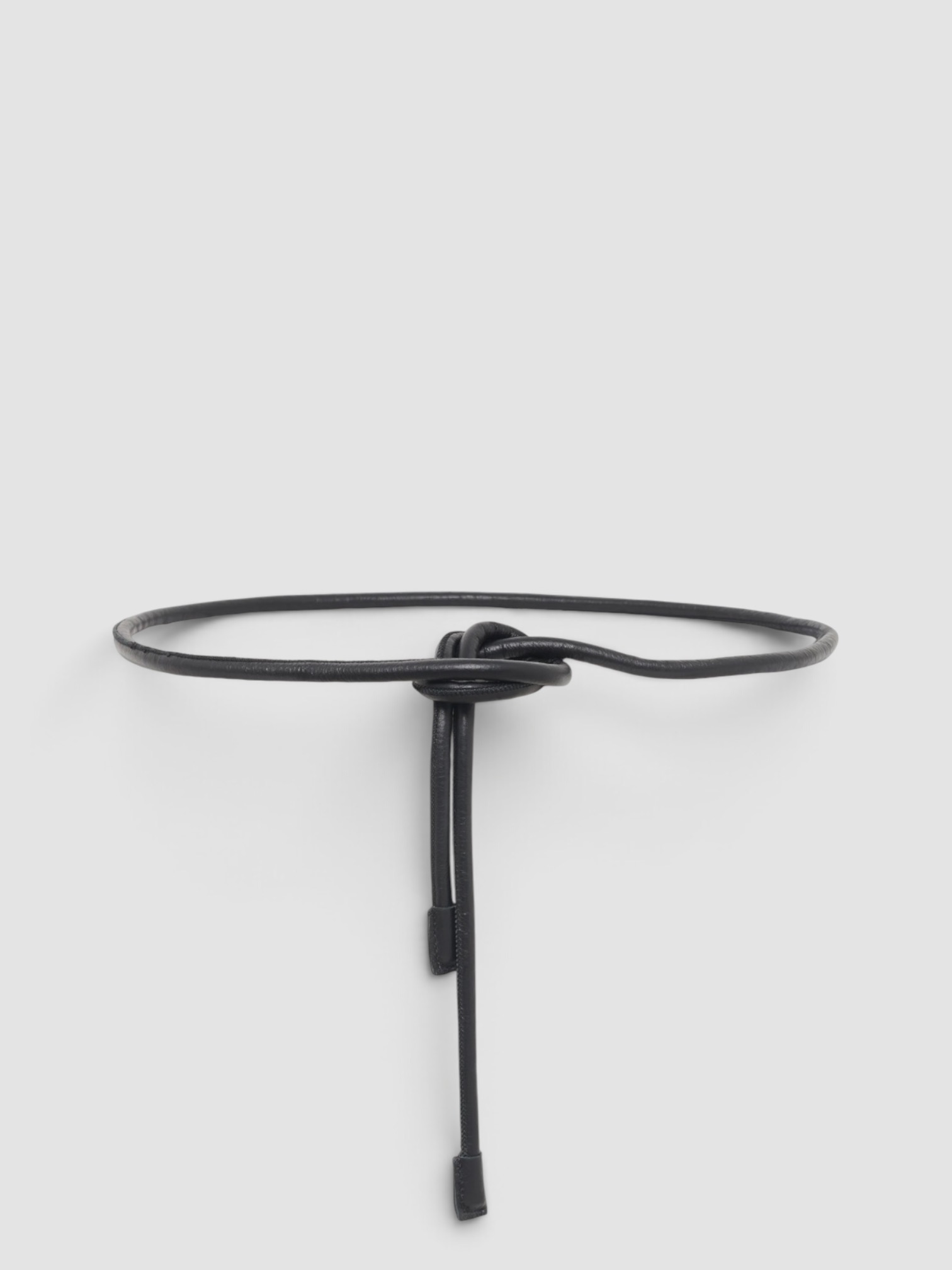 All Three Nalani Rope Belt in black.