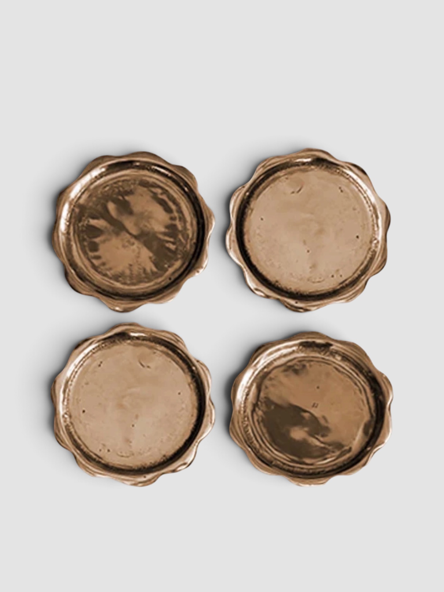 Anastasio Home Sun Coaster Set in pure flame.
