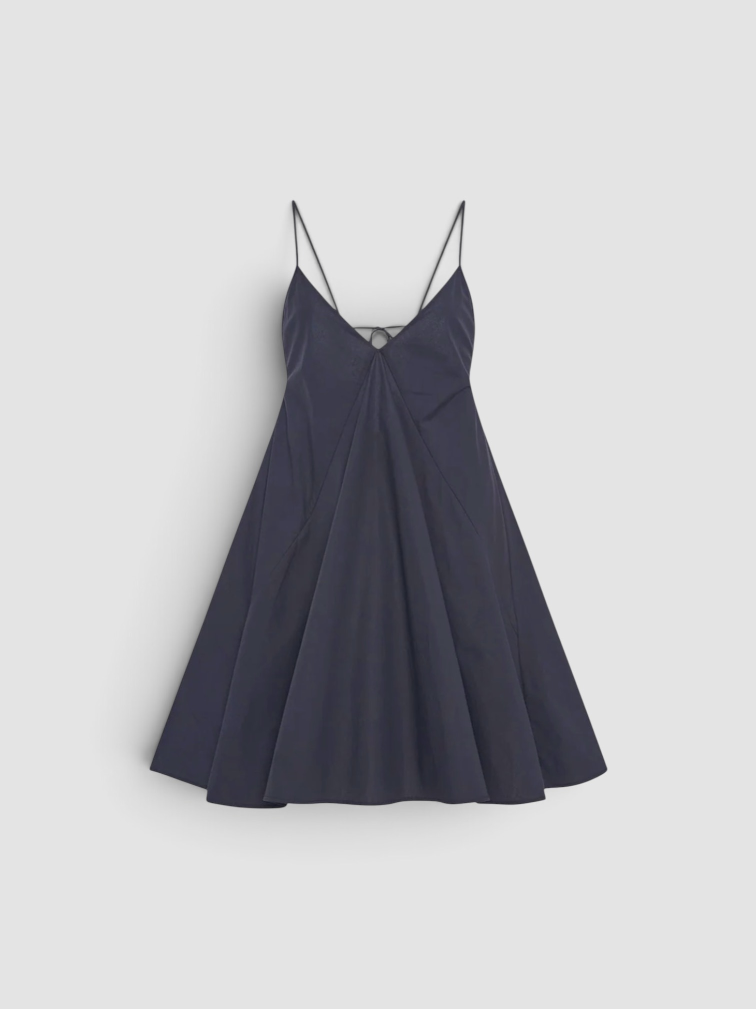 Another Tomorrow Flare Sun Dress in midnight. Styled by Sharon Lombardo for FDV Concierge.