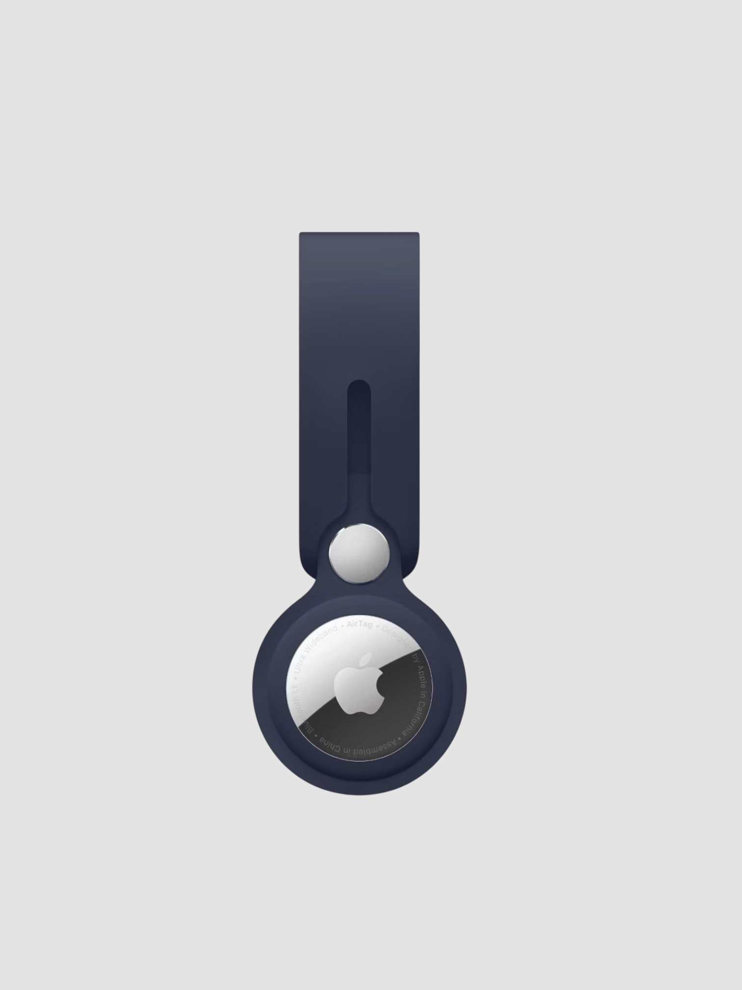 Apple AirTag Loop in deep navy.