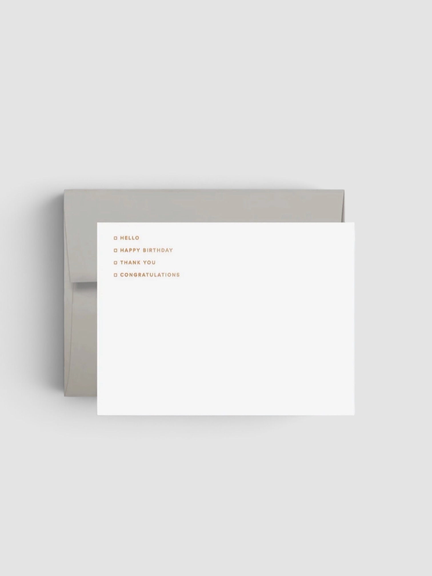 Appointed Occasion Notecards in white.