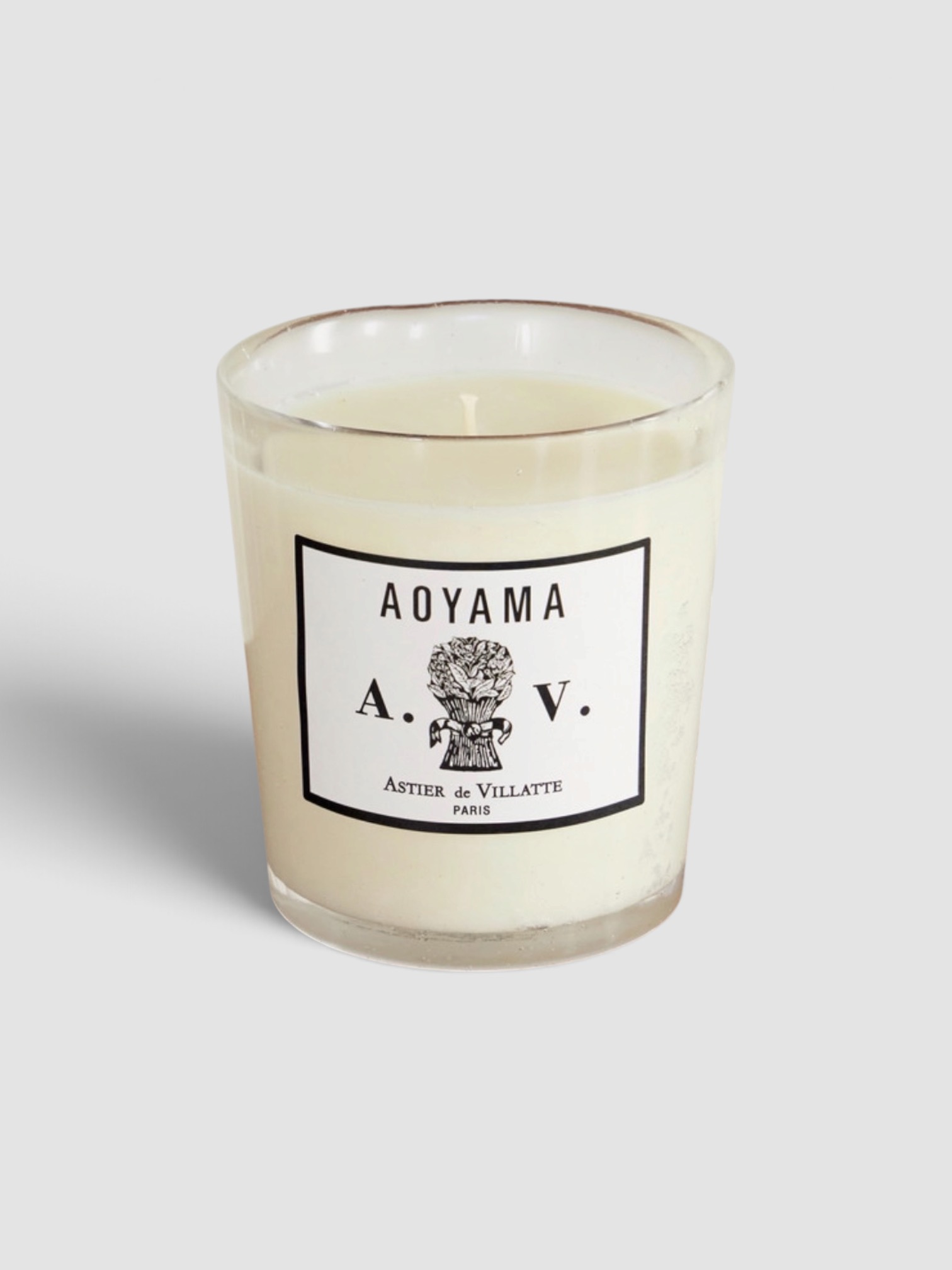 Astier de Villatte Aoyama Scented Candle, 260g in white.
