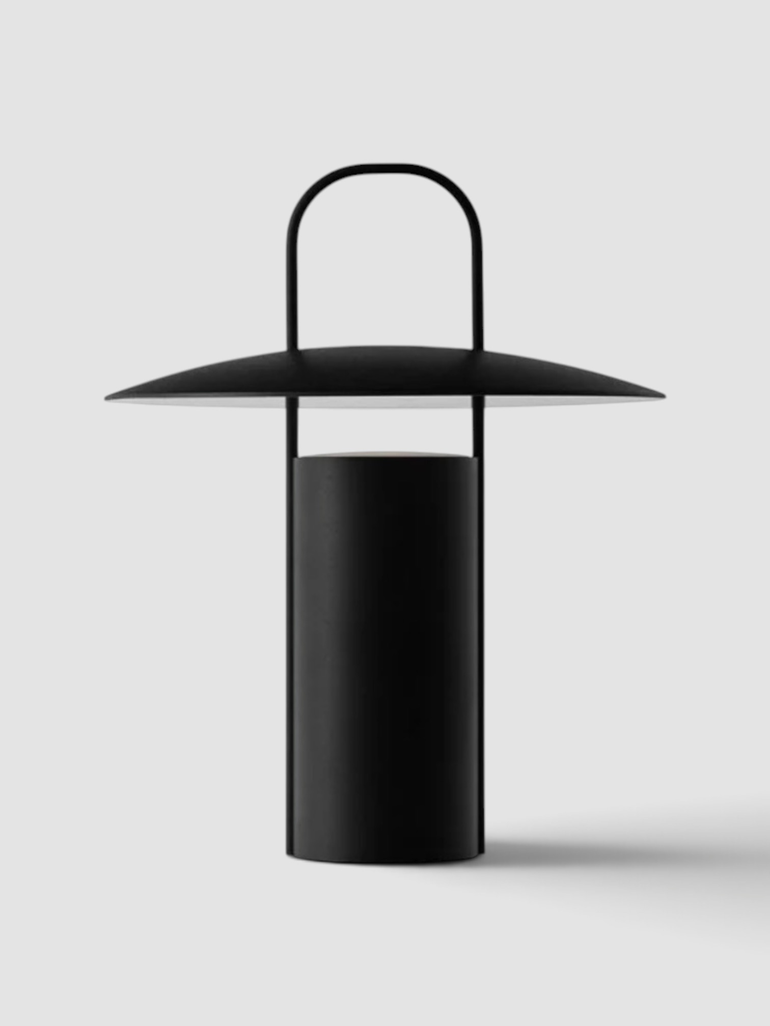Audo Copenhagen Ray Table Lamp, Portable in black.