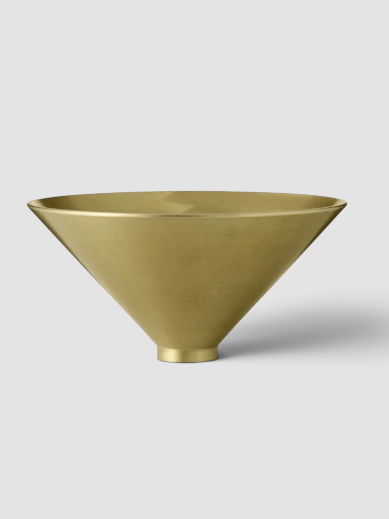 Audo Copenhagen 'Taper' Bowl, Brass in brass.