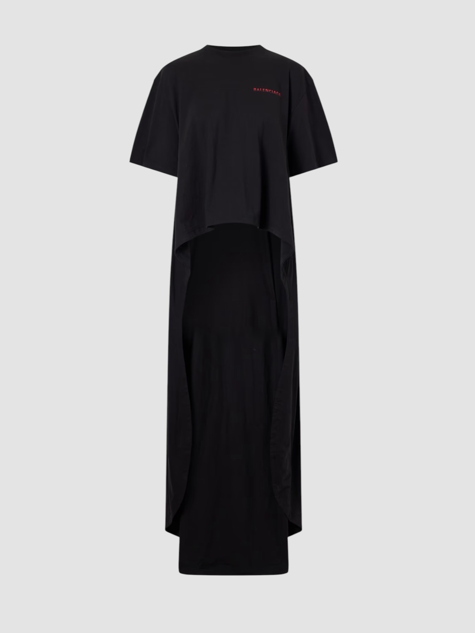 Balenciaga Logo-Print Cotton T-Shirt in black. Styled by Sharon Lombardo for FDV Concierge.