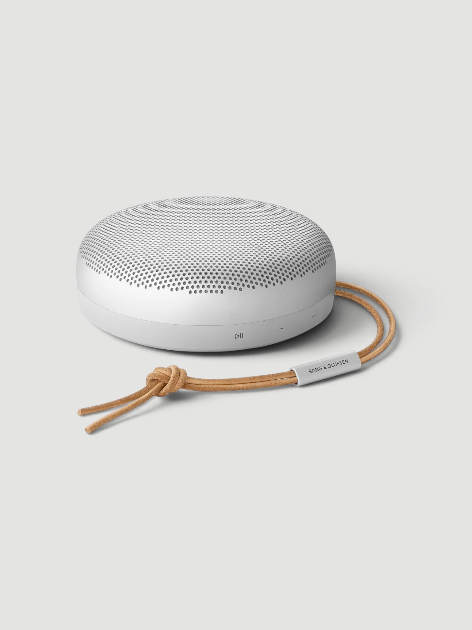 Bang & Olufsen Beosound A1 2nd Gen in gray mist.