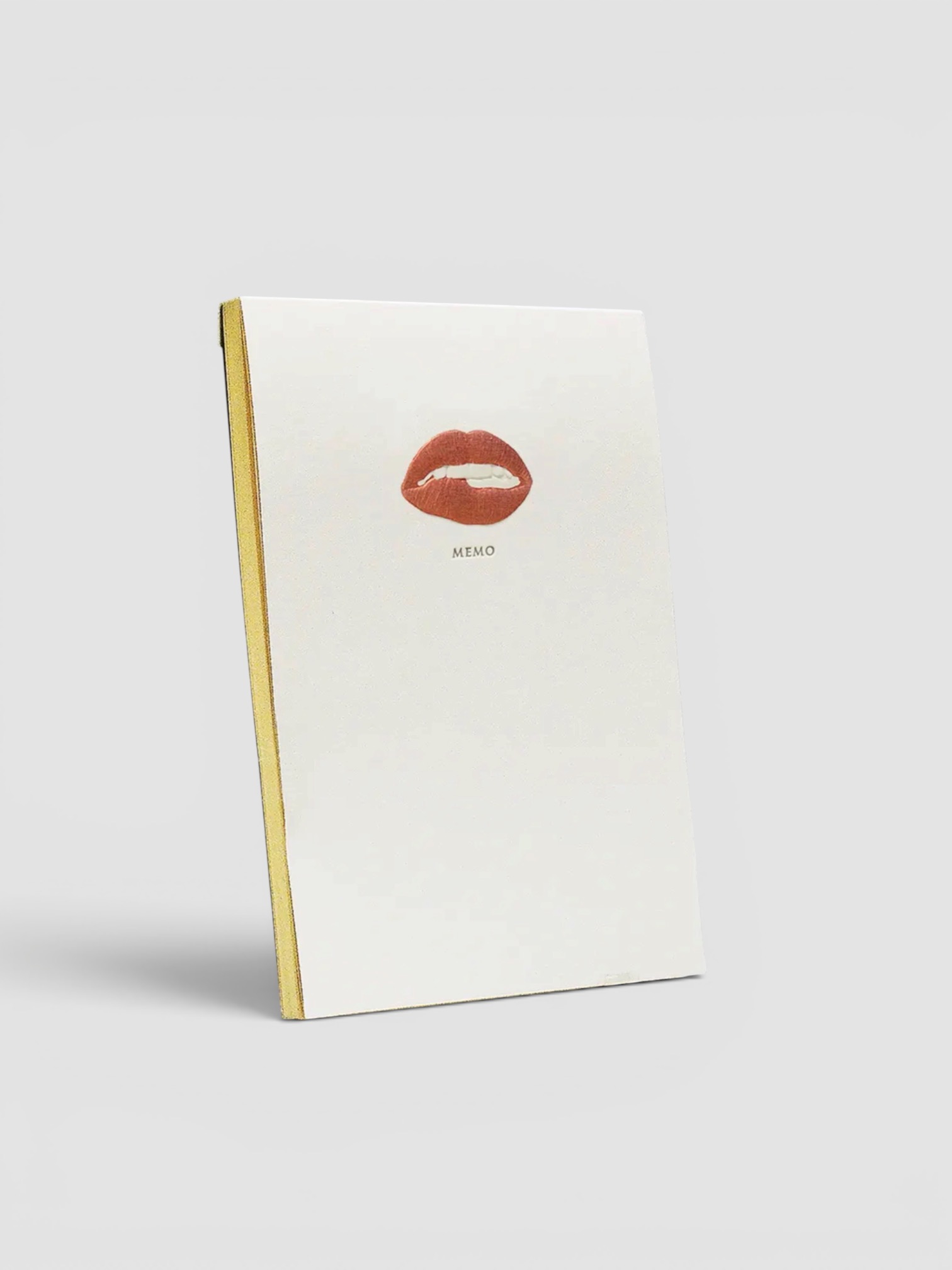Bell'INVITO Pucker Jotter Pad in white.