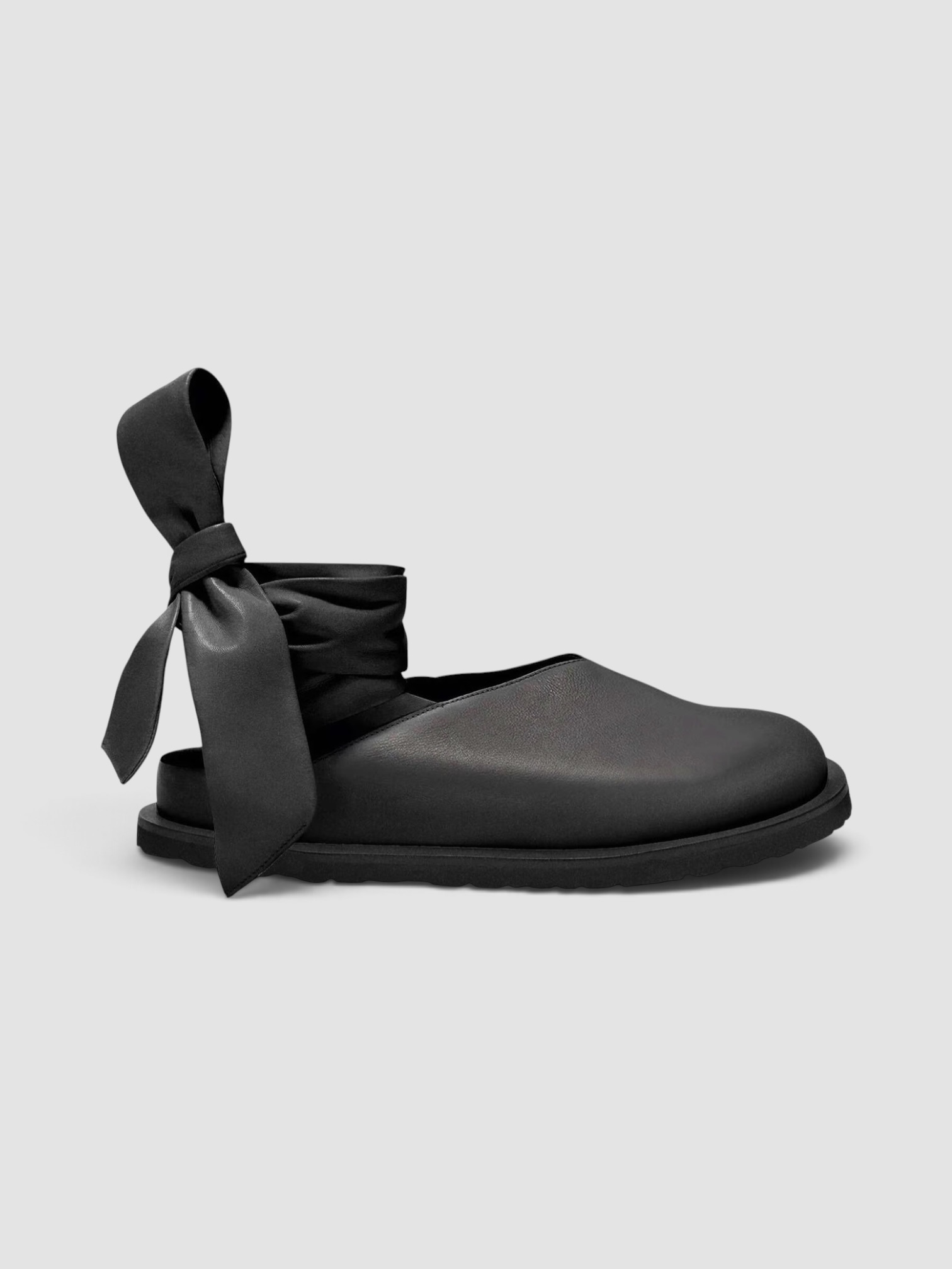 Birkenstock Jil Sander Velan Leather in black.