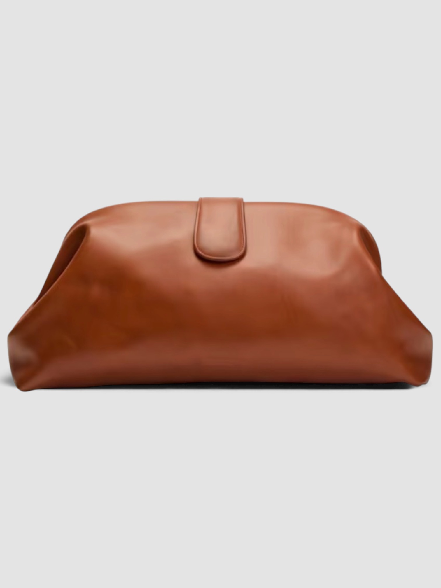 Bottega Veneta Maxi Lauren 1980 Bag with Chain in light wood, worn with Totême Striped Shirtdress. Styled by Sharon Lombardo for FDV Concierge.