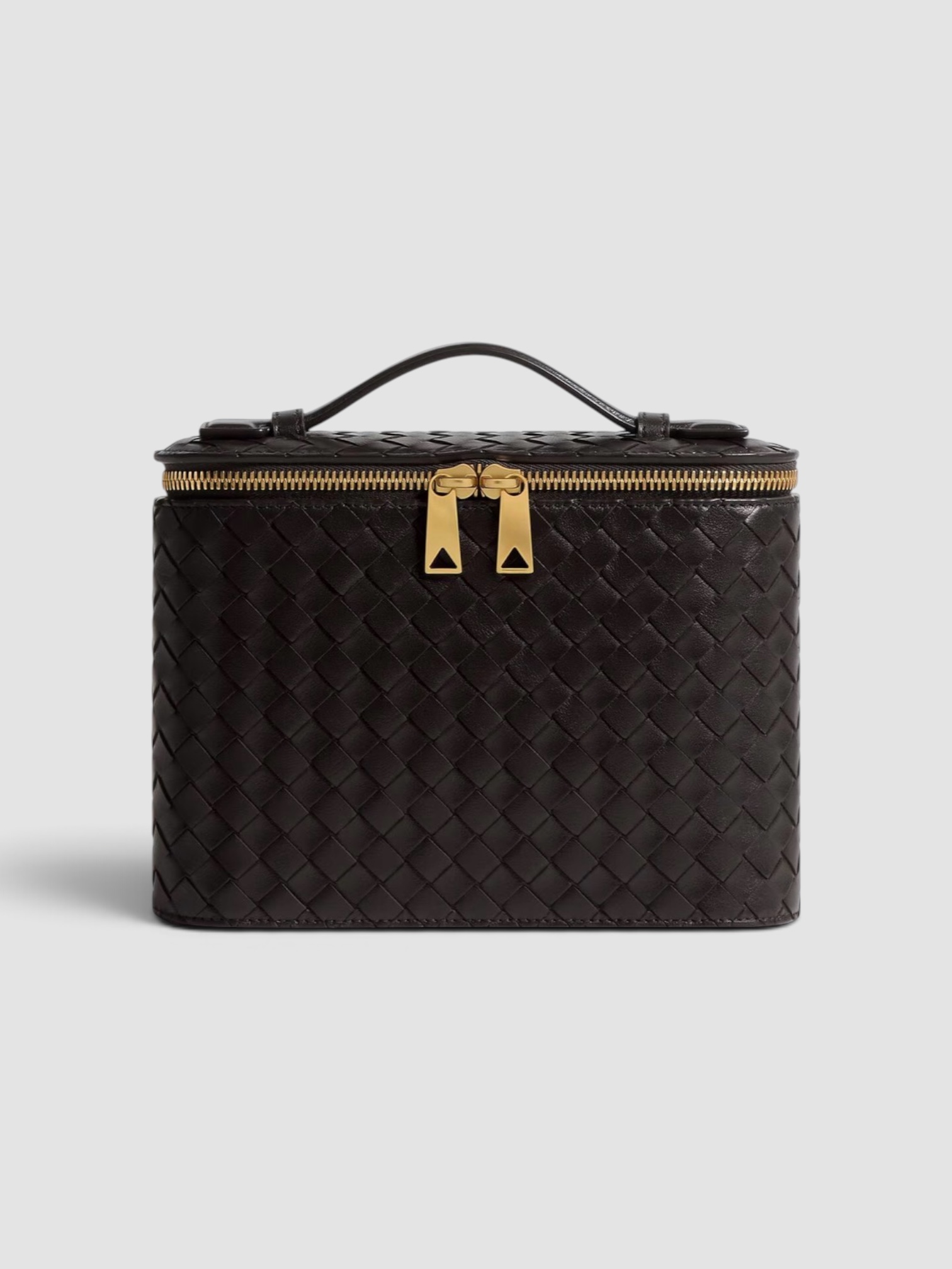 Bottega Veneta Vanity Case in espresso.