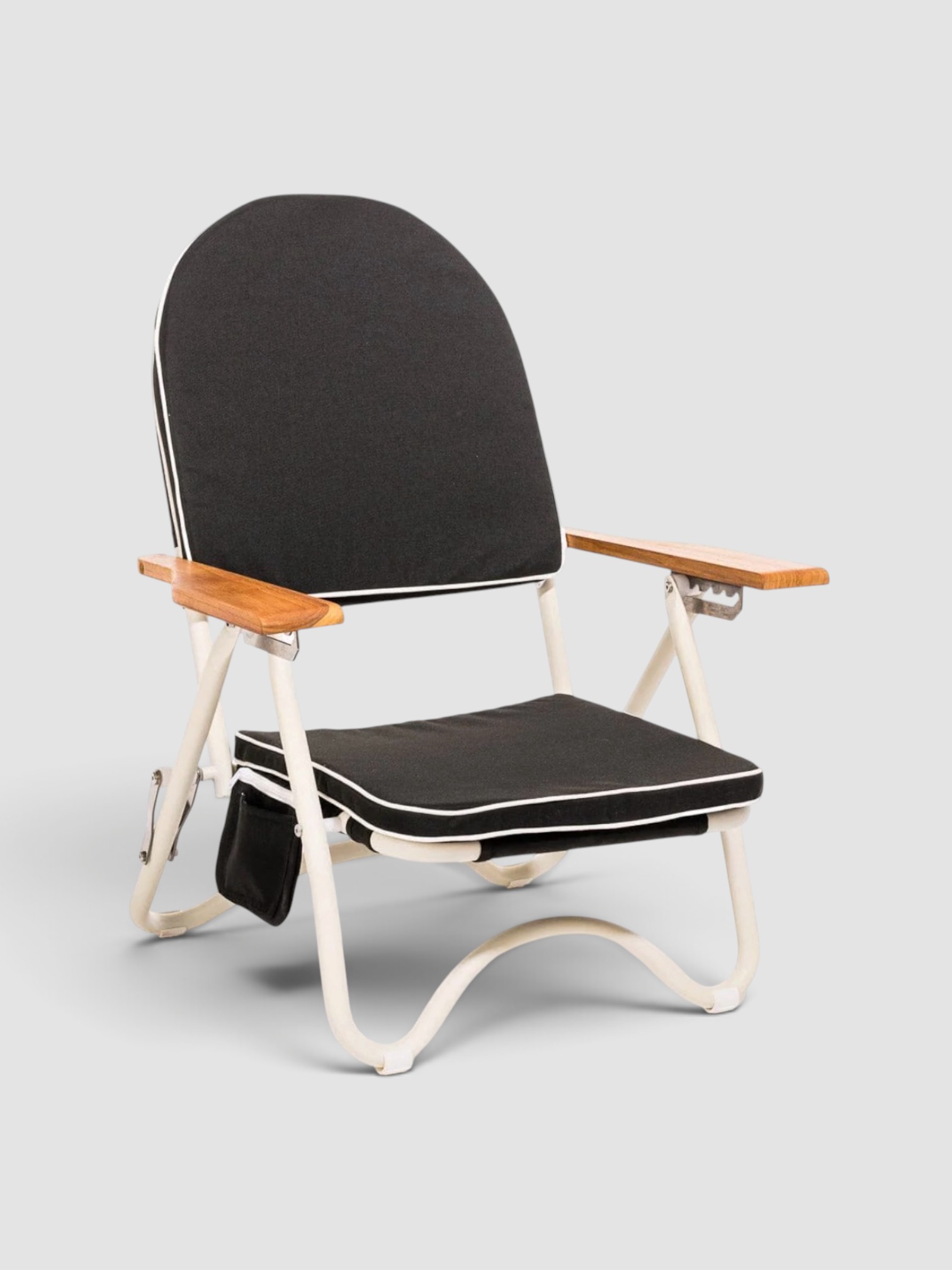 Business & Pleasure Co. The Pam Chair in Black in black.