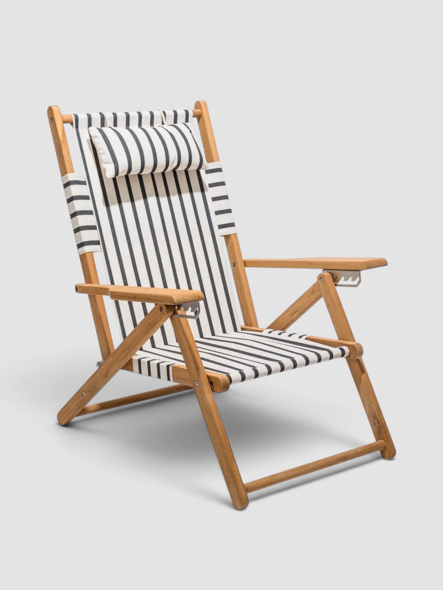Business & Pleasure Co. The Tommy Chair in Stripe in stripe.