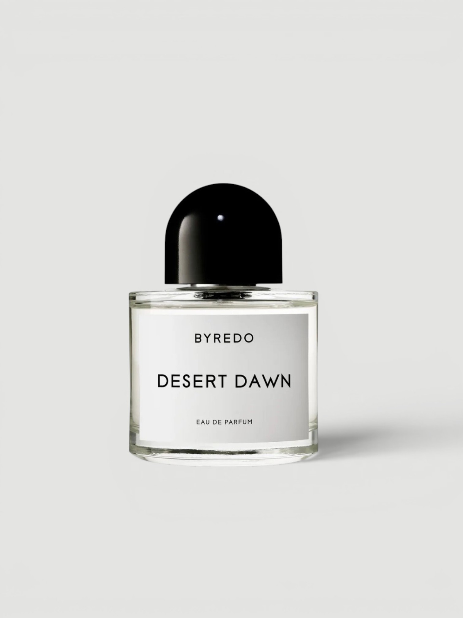 Byredo Desert Dawn Eau de Parfum in neutral, worn with Gabriela Hearst Adeona Chain-Detail Silk Maxi Dress. Styled by Sharon Lombardo for FDV Concierge.