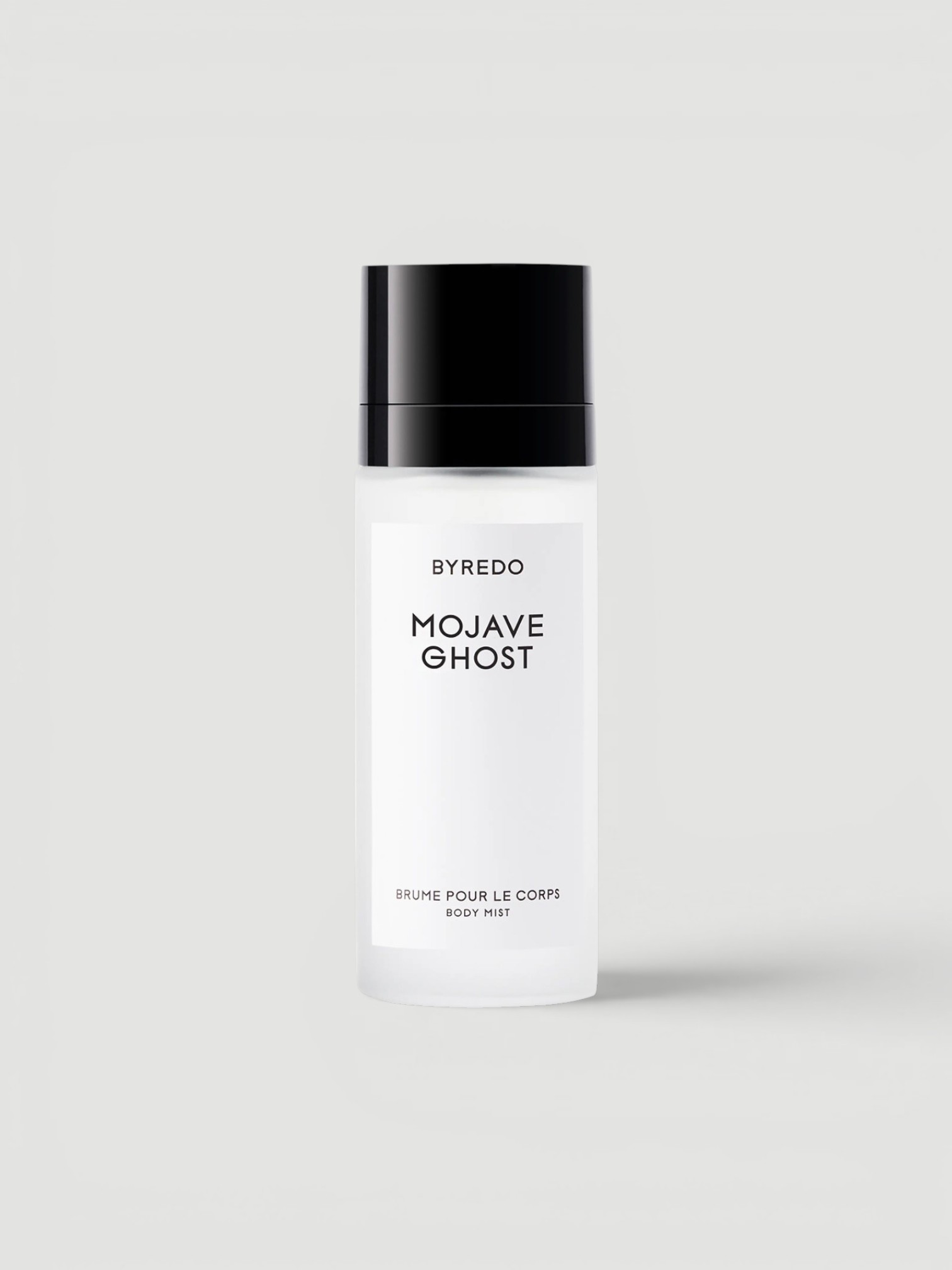 Byredo Mojave Ghost Body Mist in neutral.