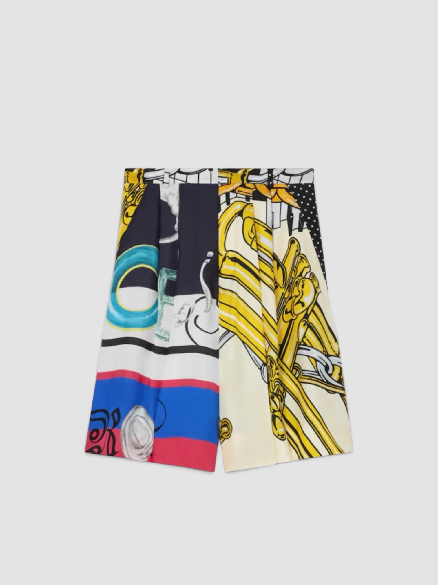 Celine Shorts in Printed Silk Twill. Styled by Sharon Lombardo for FDV Concierge.