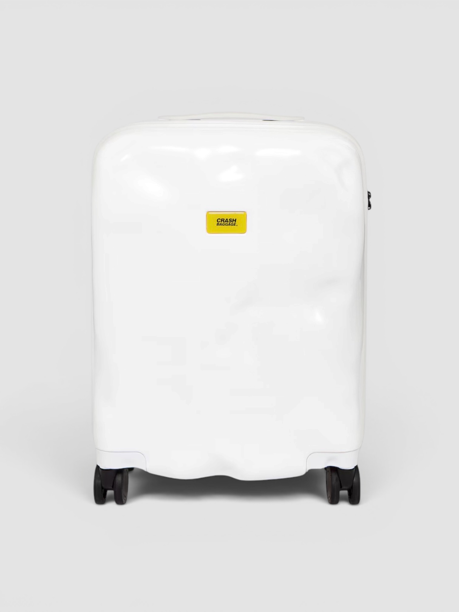 Crash Baggage Icon Small Carry-On in lucent white.