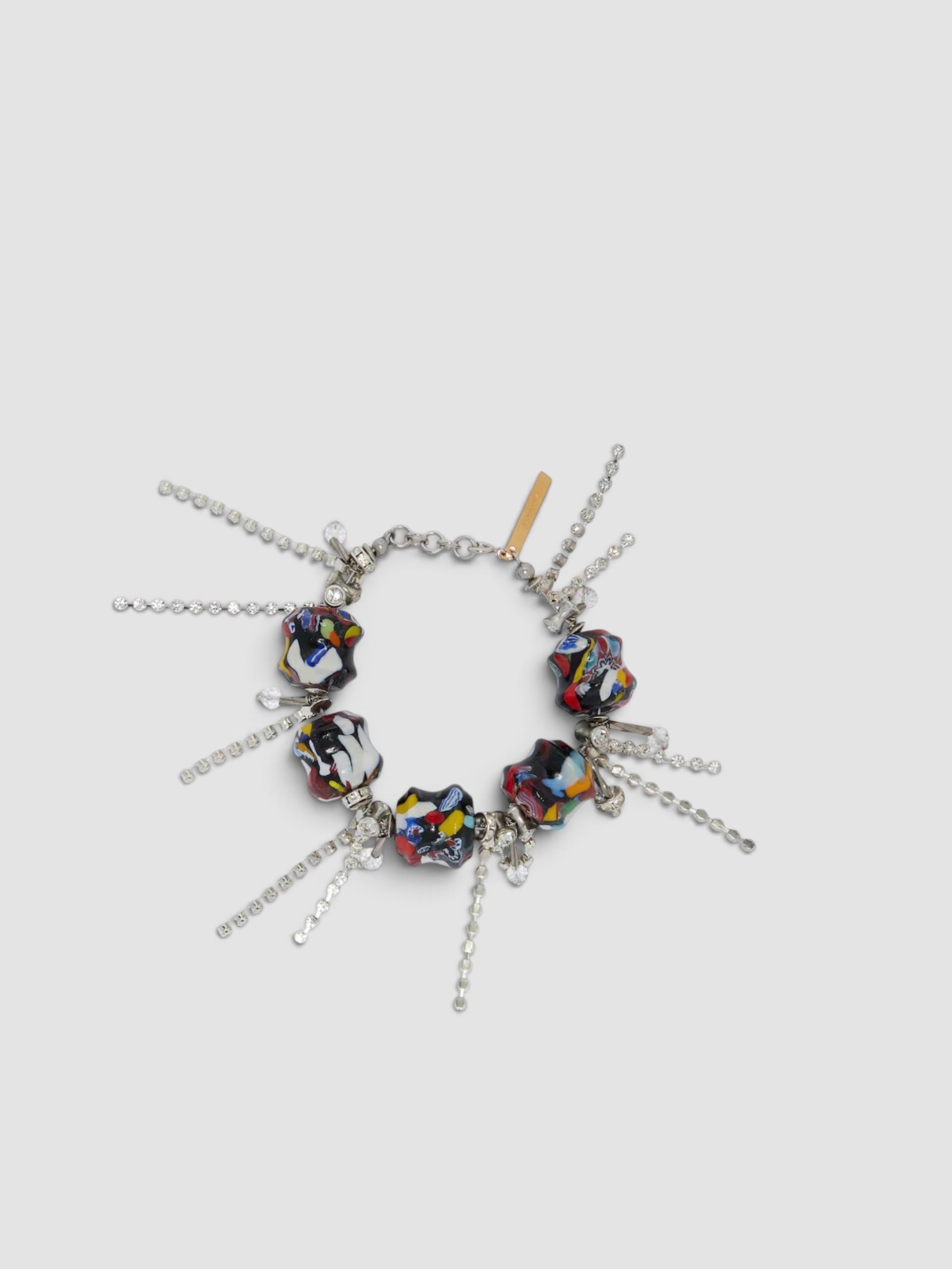 Dries Van Noten Beaded Embellished Bracelet in multicoloured.