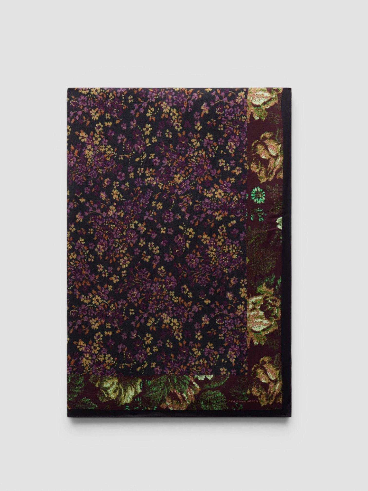 Dries Van Noten Flara Scarf Skirt in floral multi. Styled by Sharon Lombardo for FDV Concierge.