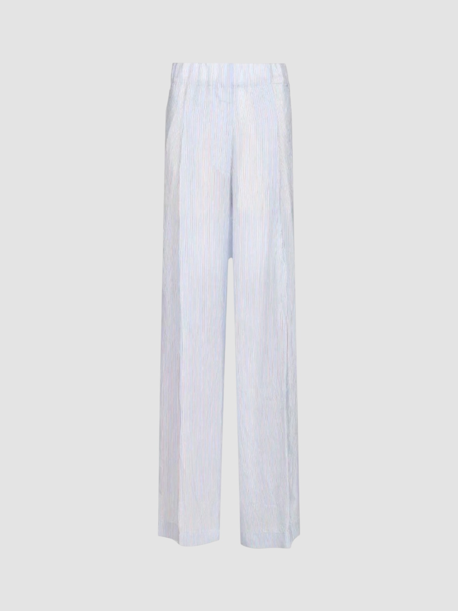 Dries Van Noten Pila Pants in light blue. Styled by Sharon Lombardo for FDV Concierge.