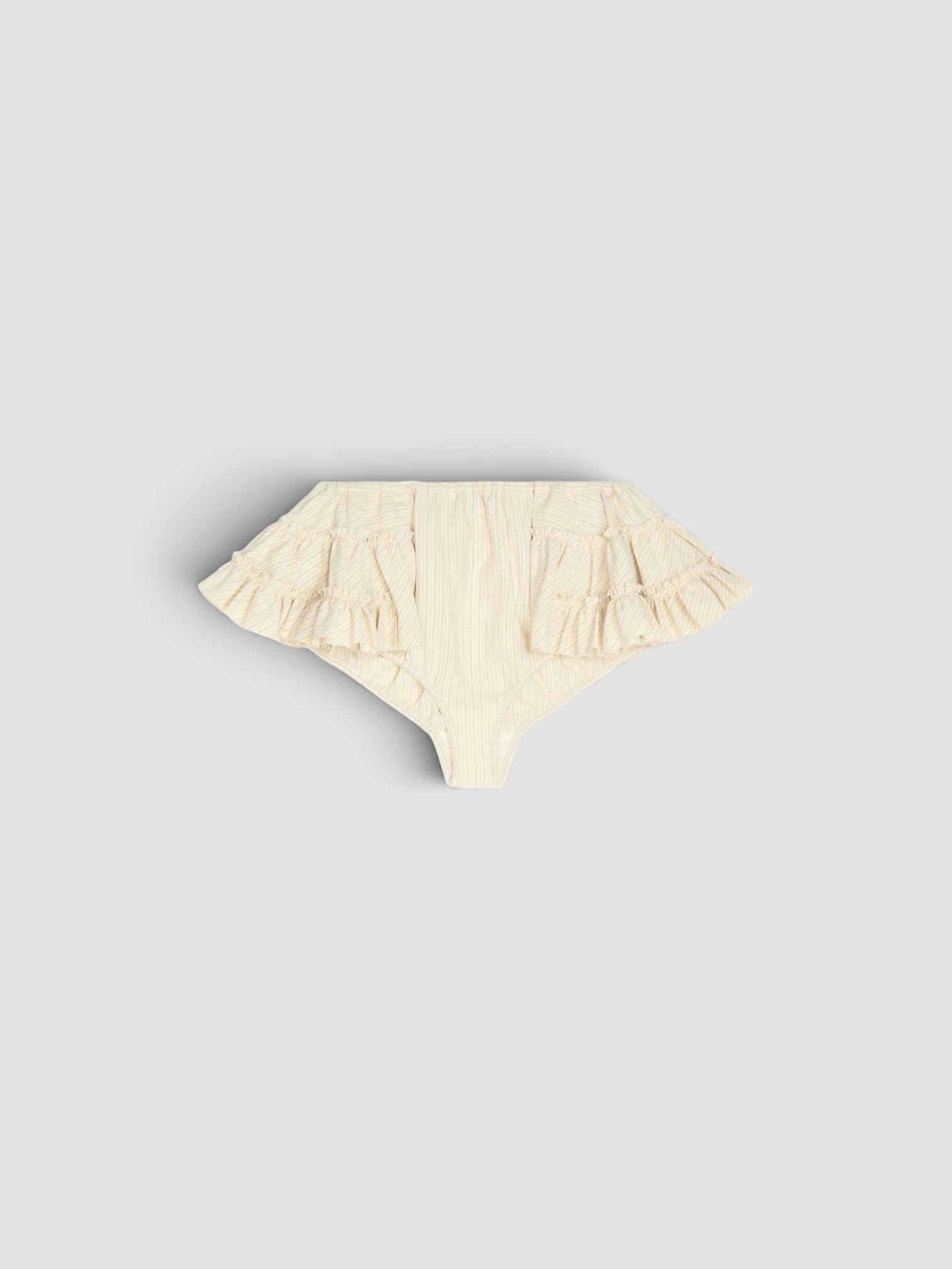 Dries Van Noten Pixie Short in cream. Styled by Sharon Lombardo for FDV Concierge.