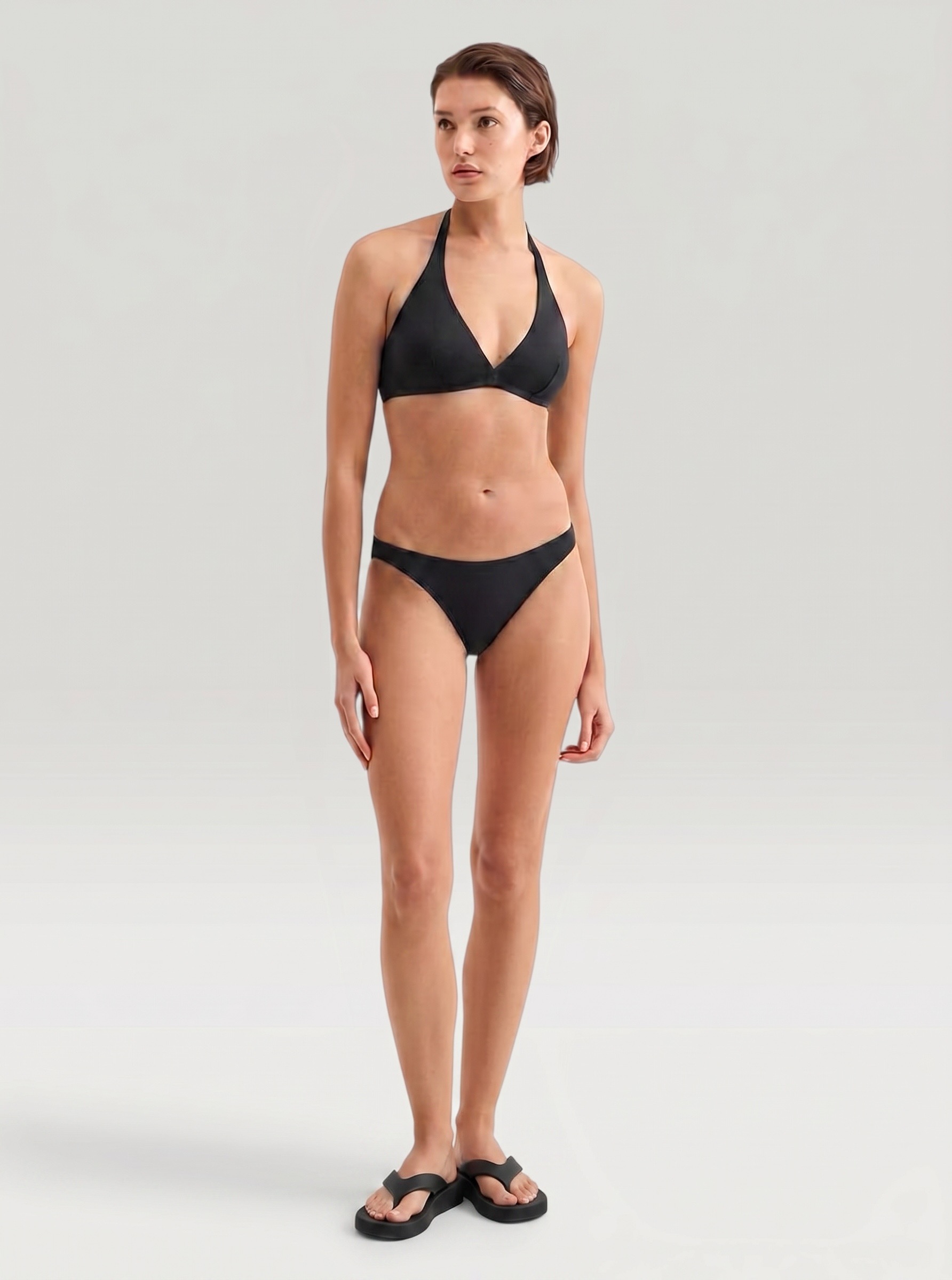 Eres Fripon Low-Rise Bikini Bottom in black. Styled by Sharon Lombardo for FDV Concierge.