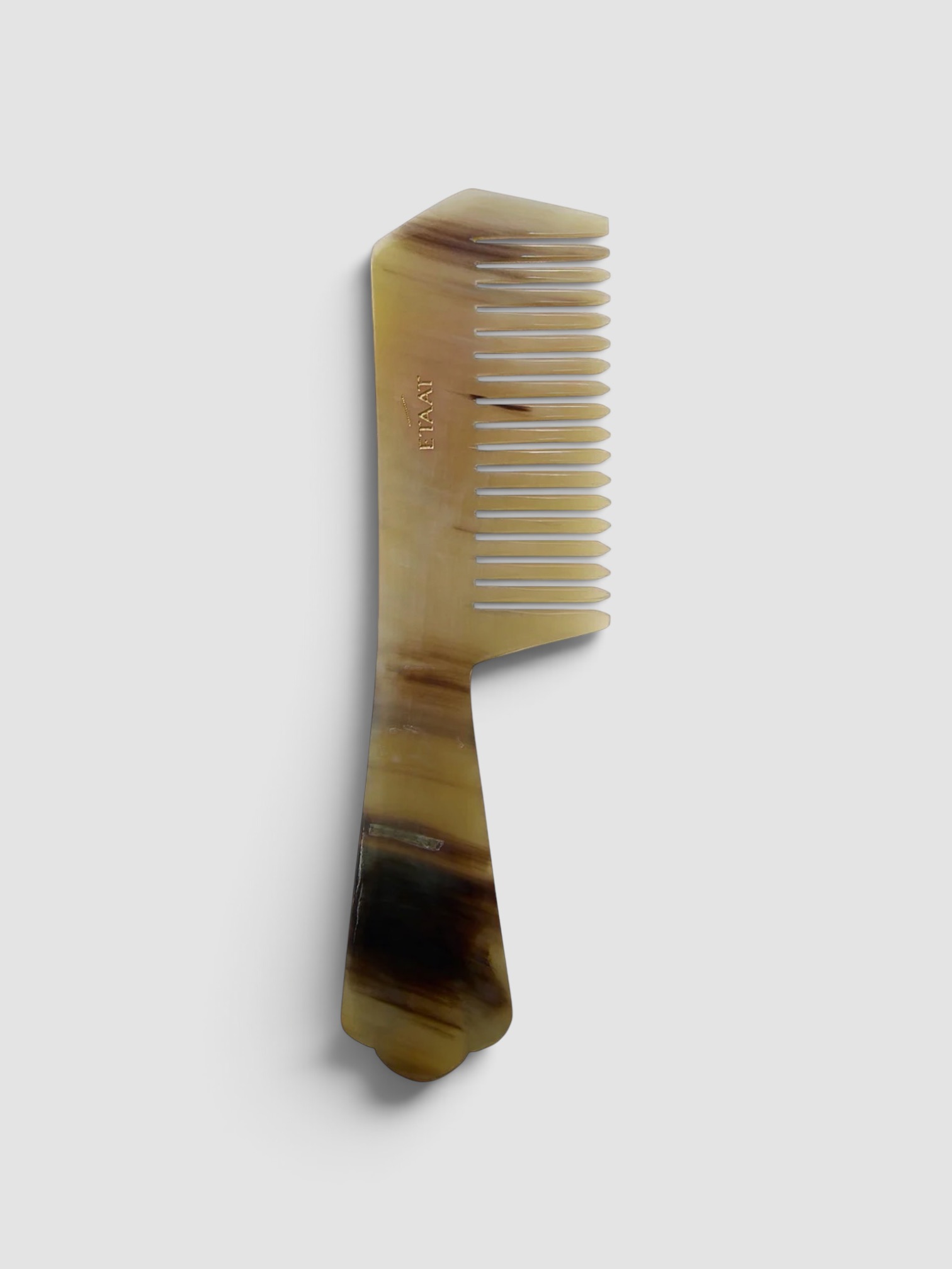 ETAAT Linea Comb in natural horn.