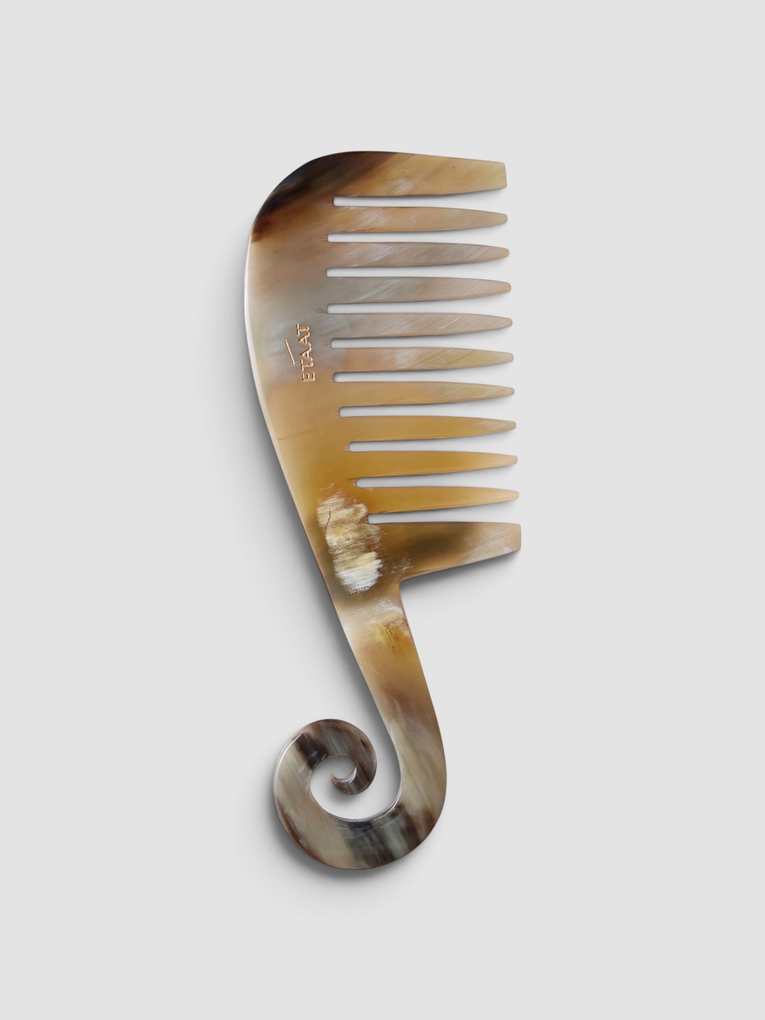 ETAAT Spira Comb in natural horn.