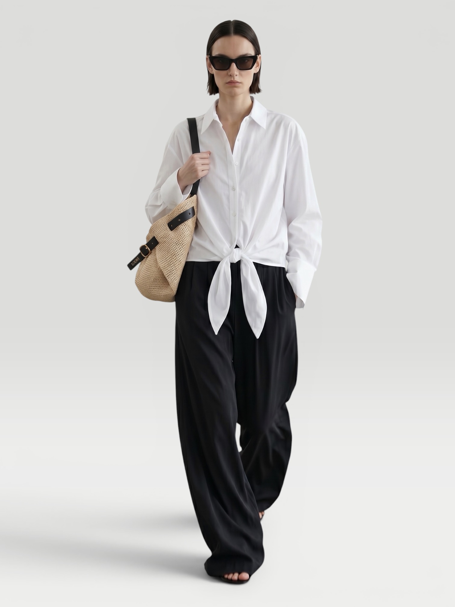 Fear Of God Drawstring Pant in black. Styled by Sharon Lombardo for FDV Concierge.