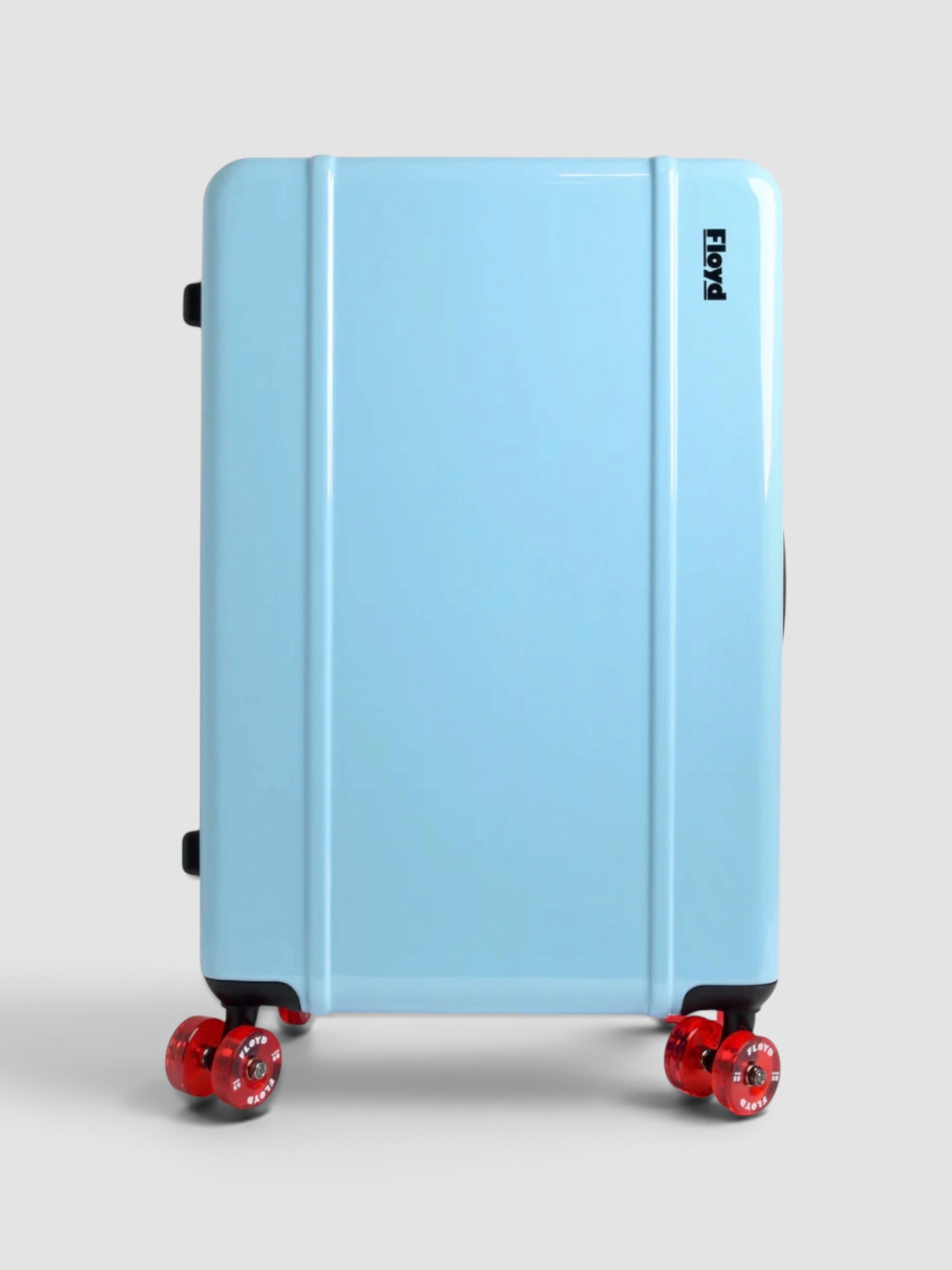 Floyd Check-In Suitcase in miami blue.