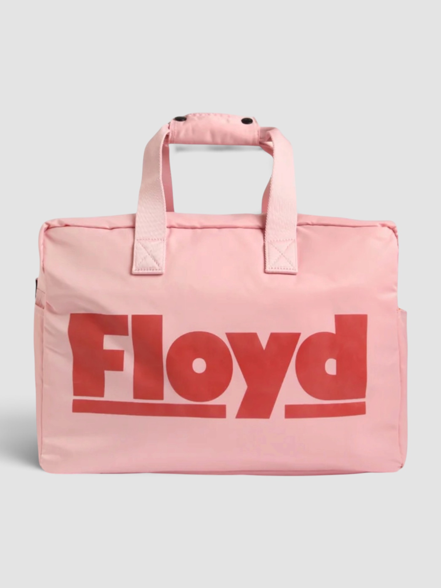Floyd Weekender Bag in sugar pink.