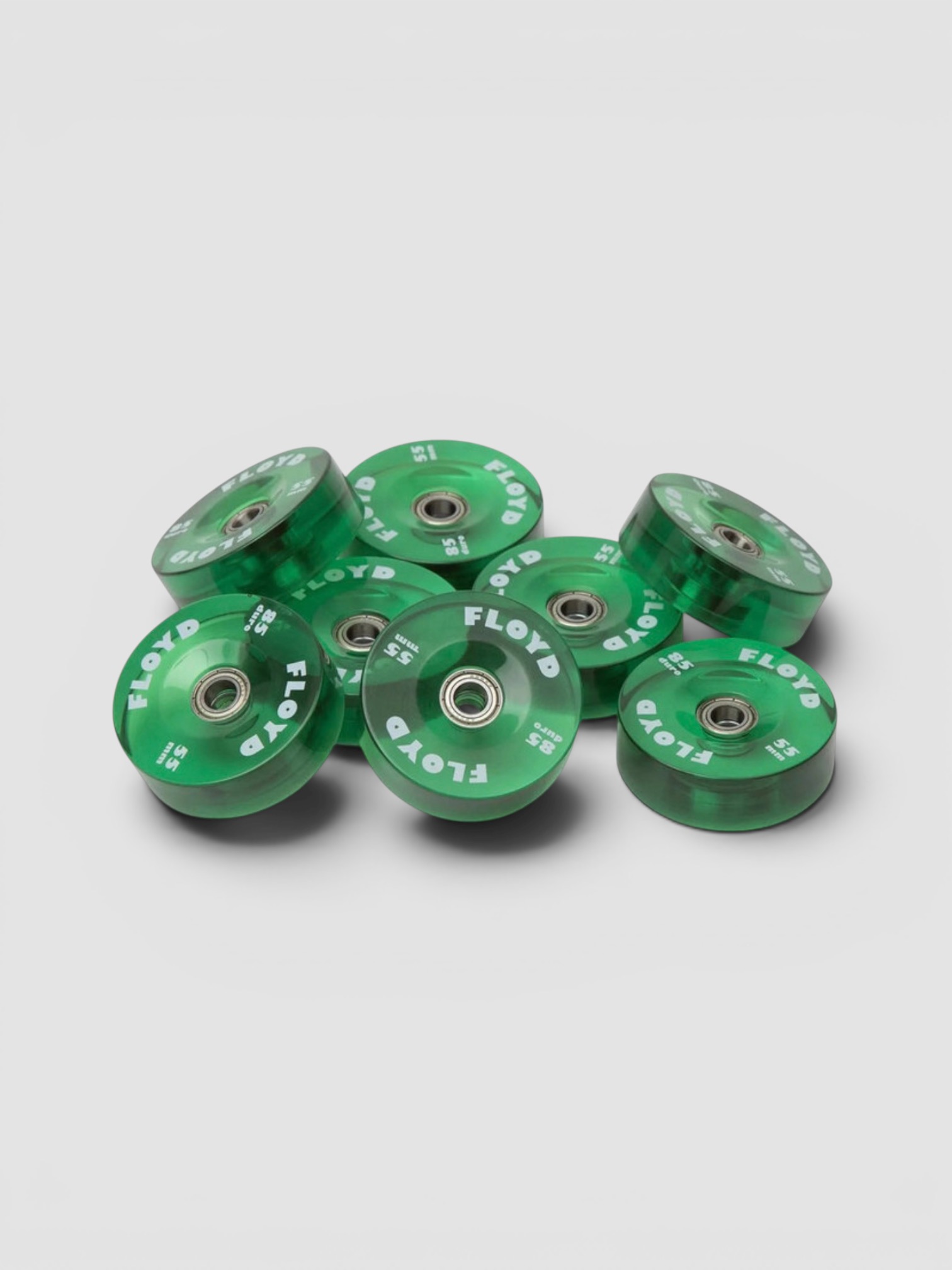 Floyd Wheel Set in dark green.
