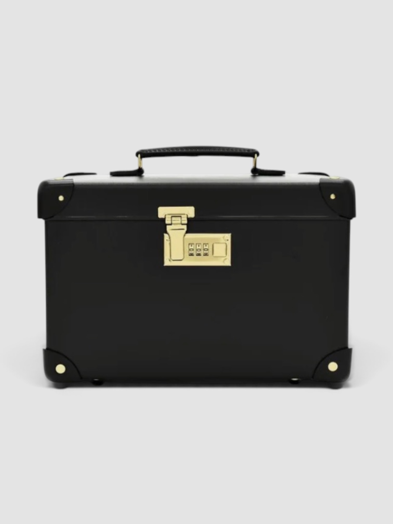 Globe-Trotter Centenary Vanity Case in black.