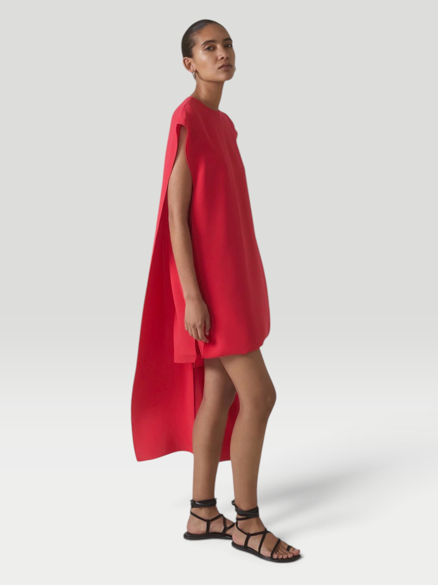 Heirlome Athena Dress in poppy. Styled by Sharon Lombardo for FDV Concierge.